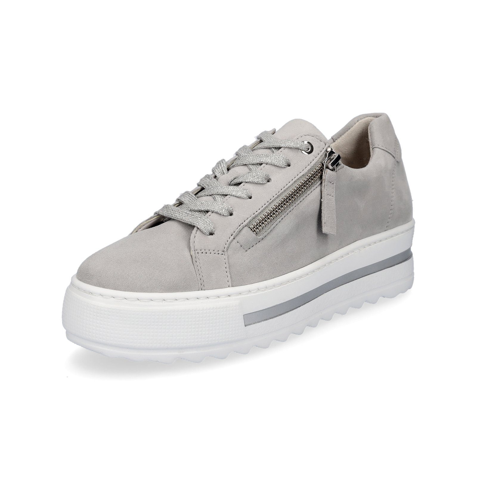 Plateau Damen Sneaker Sneaker GREY) Gabor (LIGHT grau Grau Gabor