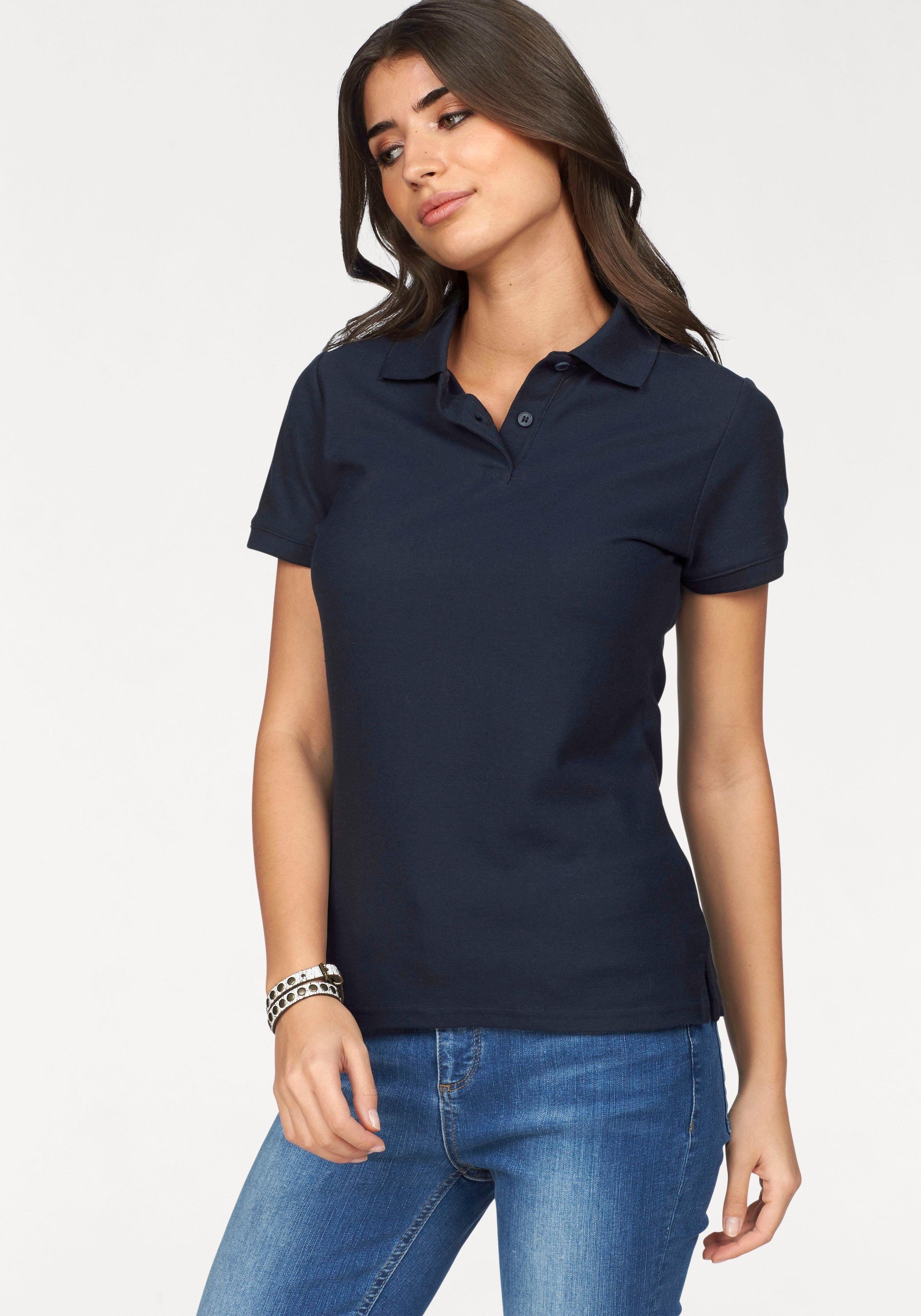 Fruit of the Loom Poloshirt Lady-Fit Premium Polo marine