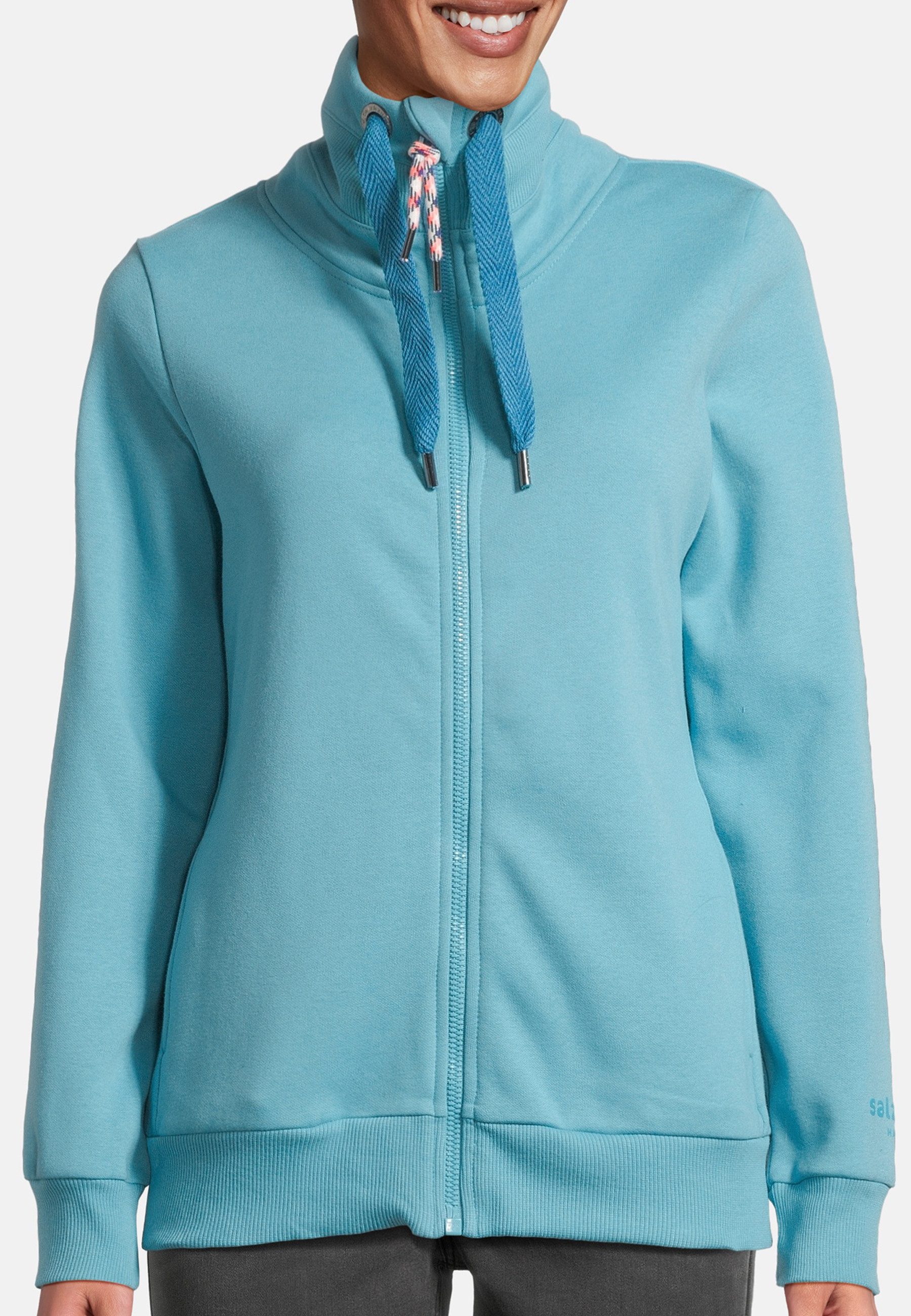 salzhaut Sweatjacke RACKELN Damen Leicht tailliert weiche, bequeme Sweatjacke, Hoodiejacke, Indoorjacke zum Verlieben!
