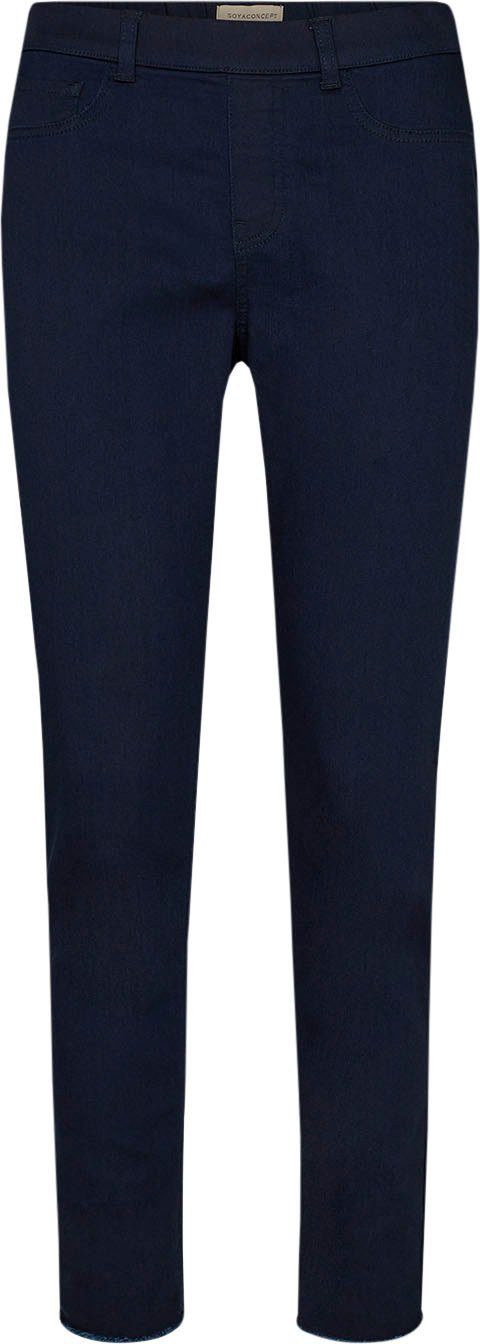 7/8-Jeggings SC-NADIRA BLACK 9999 mit 1-B Stretch soyaconcept