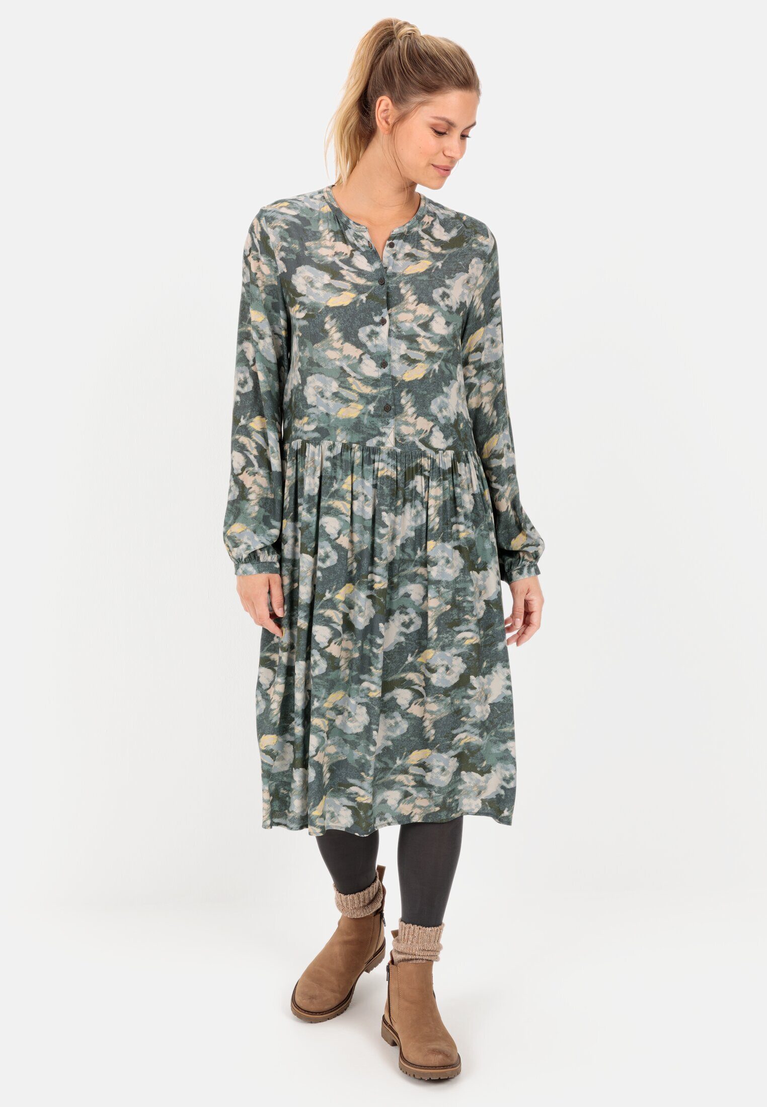 Blusenkleid mit Allover-Print