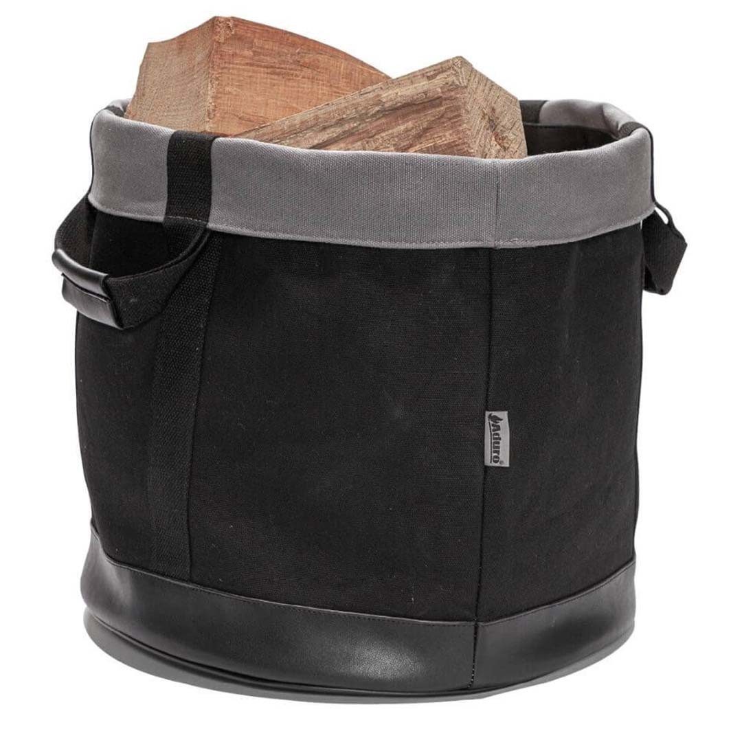 ADURO Kaminholzkorb Holztasche Aduro Proline schwarz