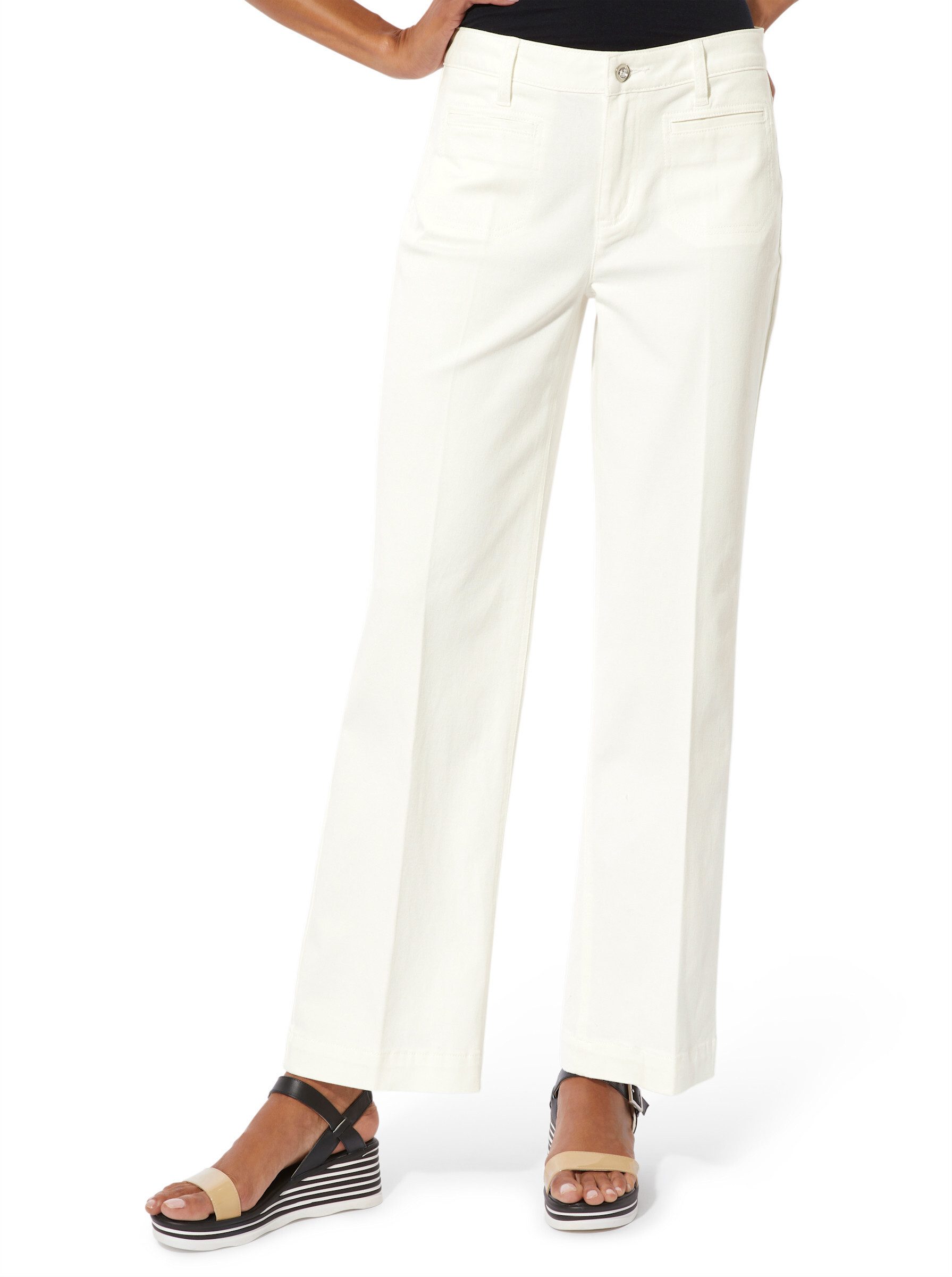 creation L Bequeme Jeans Bootcut-Jeans komfortabel