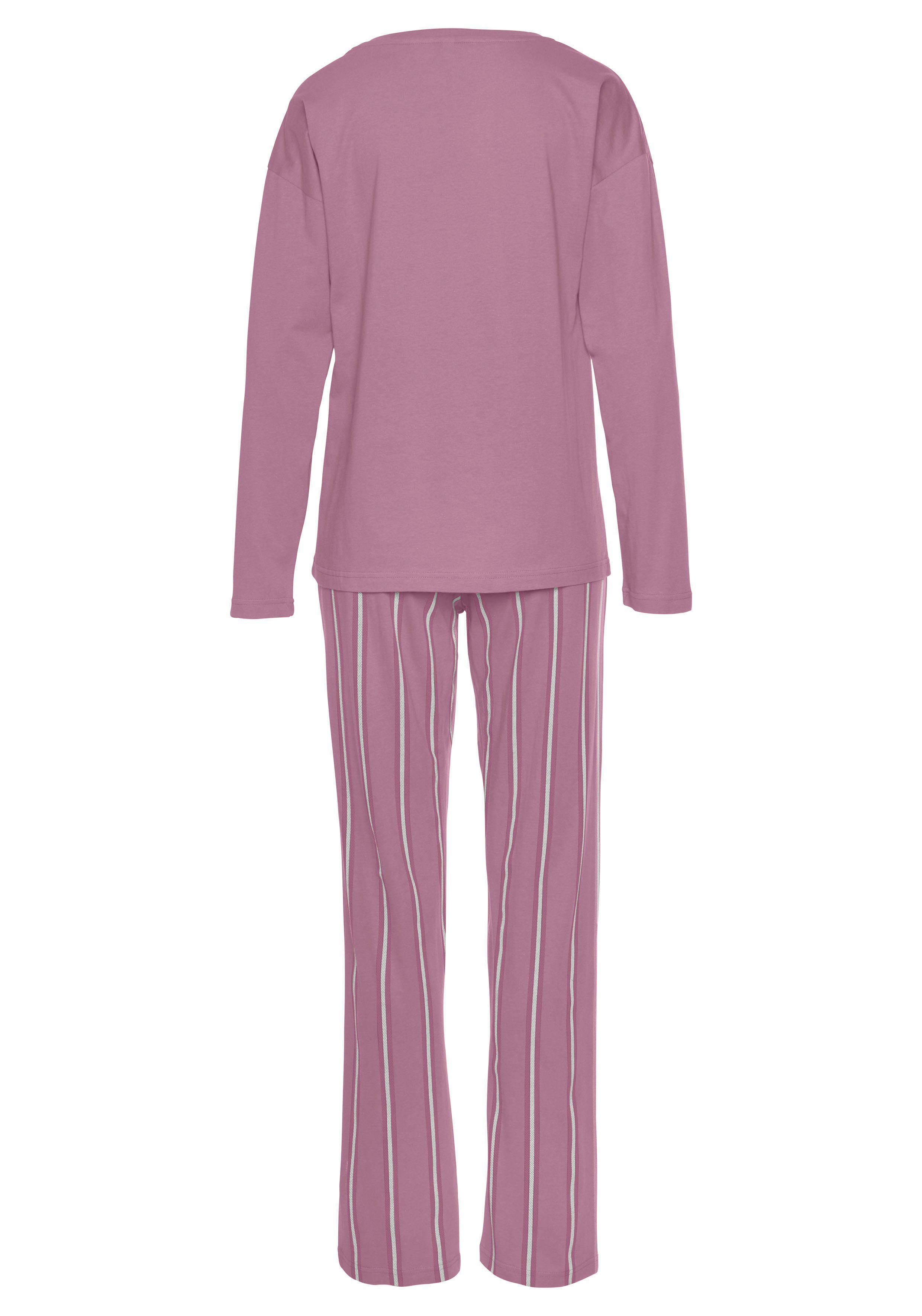 Vivance Dreams by Lascana Pyjama (Set, 2 tlg) mit Frontdruck – Bild 3 von 4