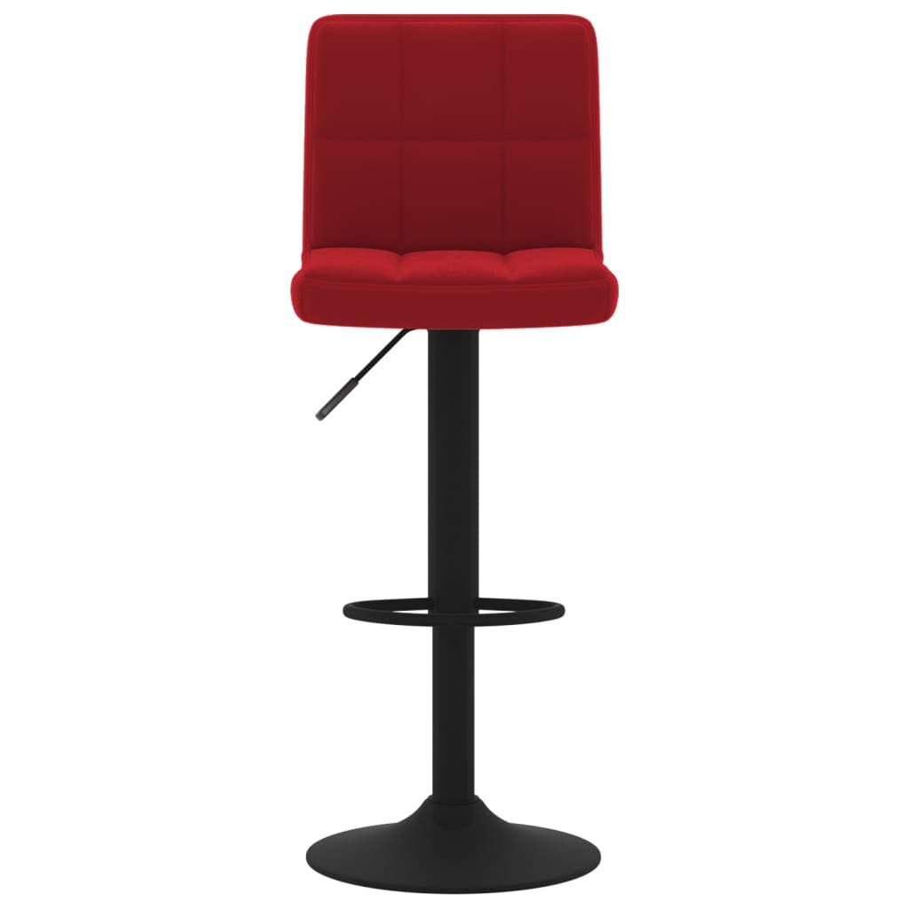 vidaXL Barhocker Barhocker Weinrot Samt (1 günstig online kaufen
