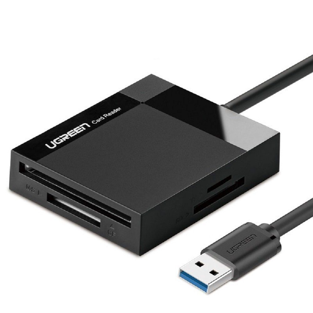 UGREEN Speicherkartenleser 4in1 USB 3.0 SD / micro SD / CF / MS Kartenleser Cardreader