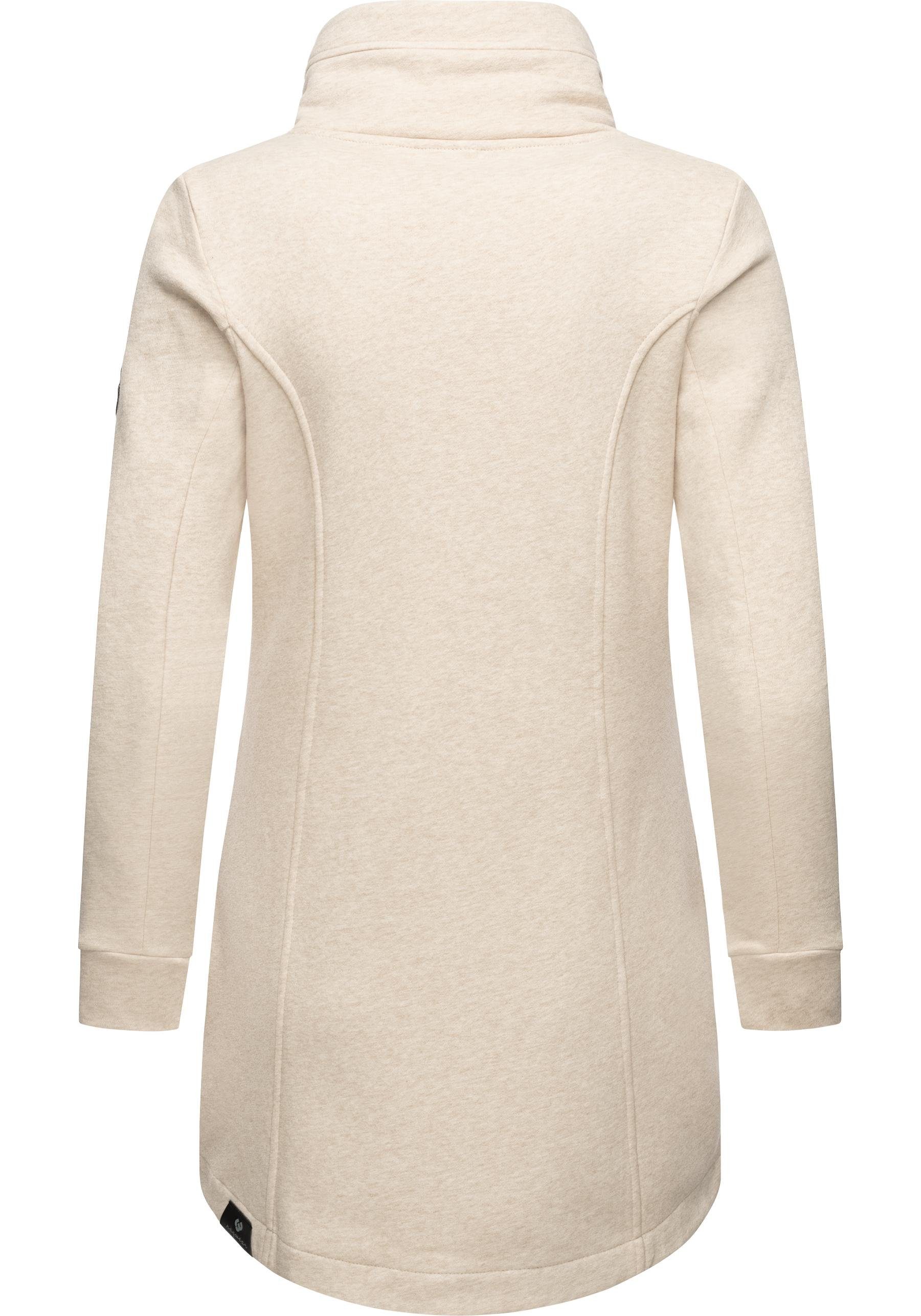 Ragwear Sweatjacke Letrice Sportliche Zip-Jacke mit hohem Kragen