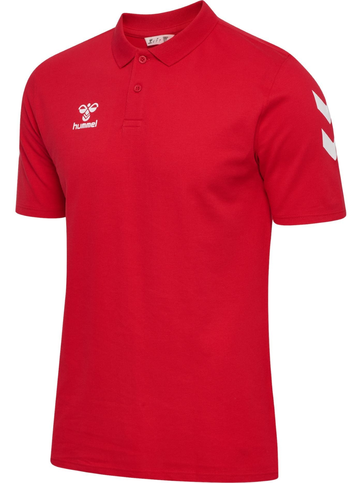 hummel Poloshirt hmlGO Chevron (100% Baumwolle) rot Herren