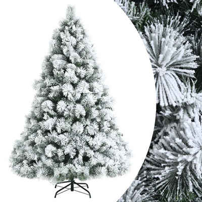 COSTWAY Künstlicher Weihnachtsbaum »Tannenbaum mit Schnee«, 180cm, mit 695 Zweigen und klappbarem Metallständer, Weiß
