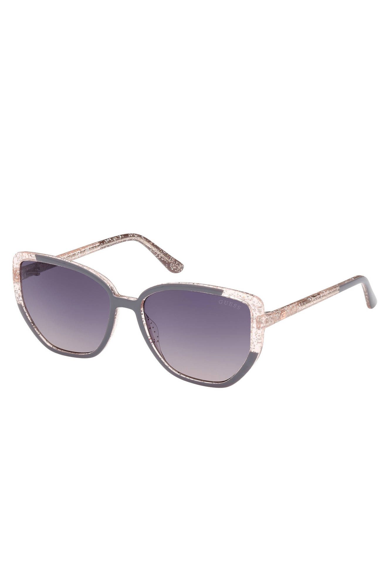 GUESS JEANS Sonnenbrille Stylische Damensonnenbrille in Grau mit quadratischen Gläsern