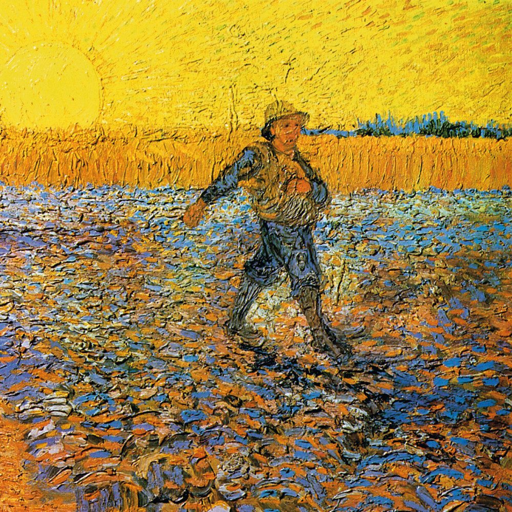 Poster Vincent Van Gogh Kunstdruck Bild - Der Sämann Bei