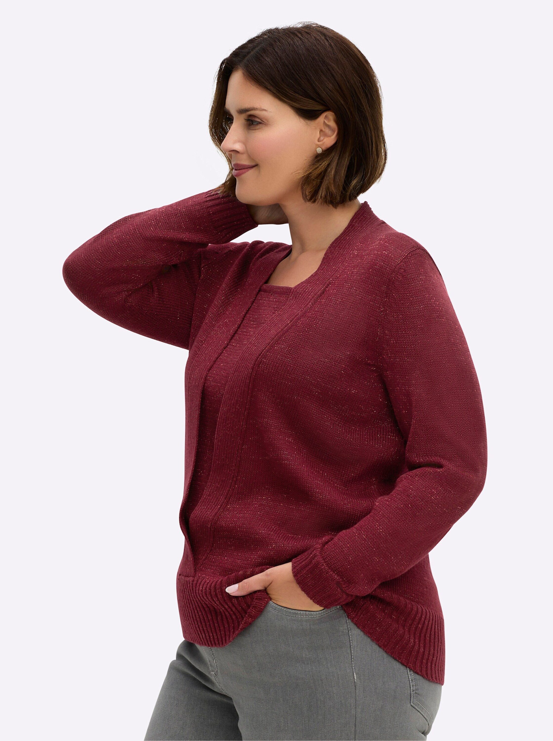 Sieh an! Strickpullover Pullover Langarm Jersey