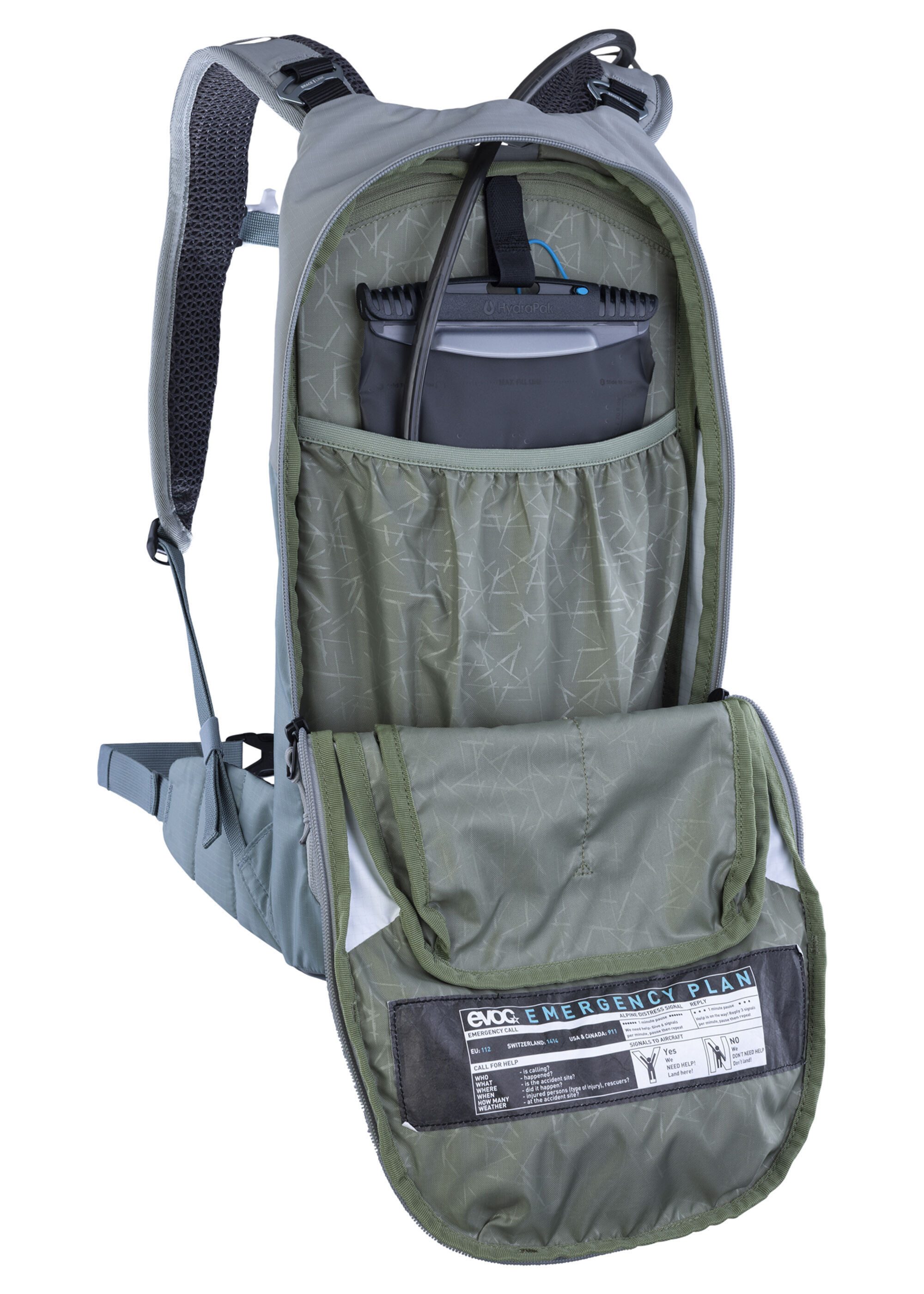 EVOC Cityrucksack STAGE 6 + HYDRATION BLADDER 2 (Kein Set, 1-tlg), mit Werkzeugfach