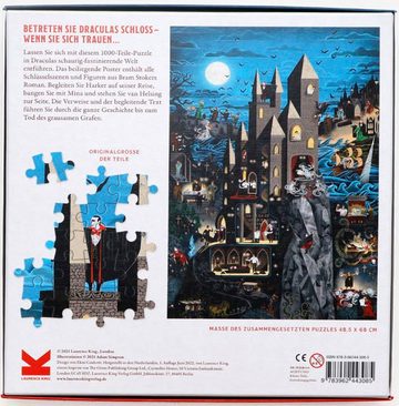 Laurence King Puzzle Die Welt des Grafen Dracula, 1000 Puzzleteile, Made in Europe