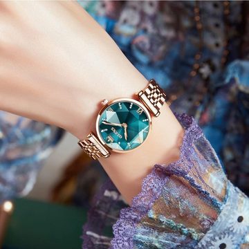 OLEVS Japanische Quarzwerke Watch, mit Exquisite Eleganz Design, Präzision und zeitlose Schönheit vereint