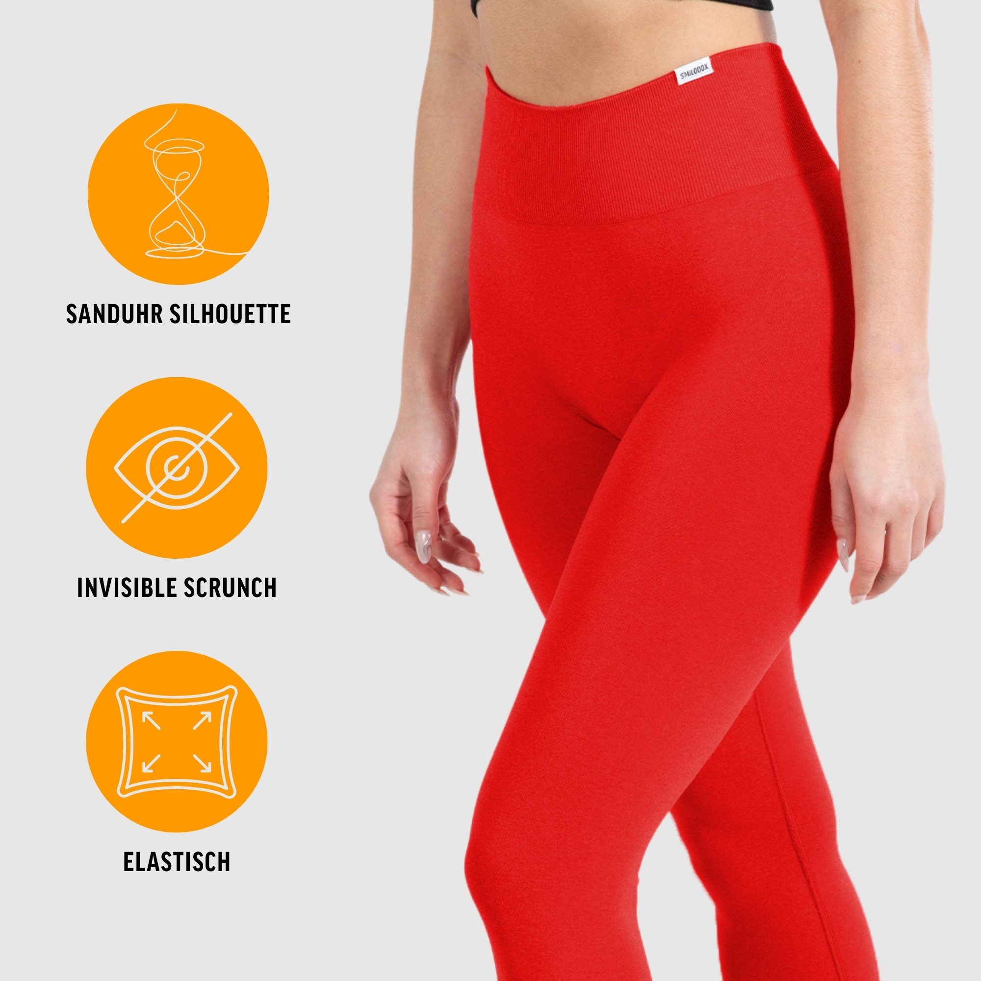 Smilodox Leggings Amaze Pro mit Scrunch-Effekt, High Waist V-Shape Sport & günstig online kaufen