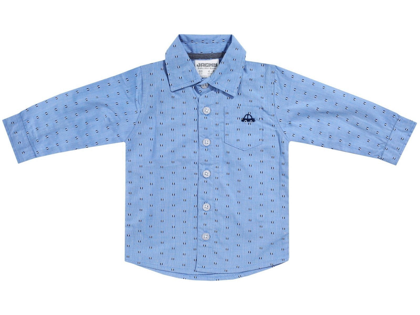Langarmhemd Jacky HEMD LANGARM CLASSIC BOYS Blau und Grau(1312520)