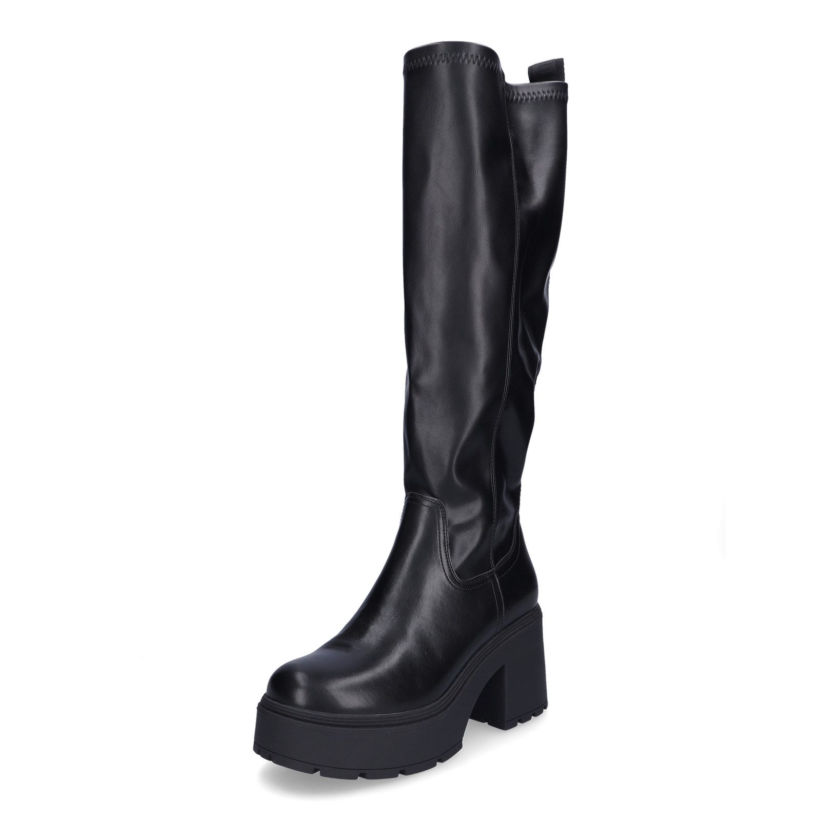 Buffalo Buffalo Damen Stiefel Mila Hi schwarz Stiefel