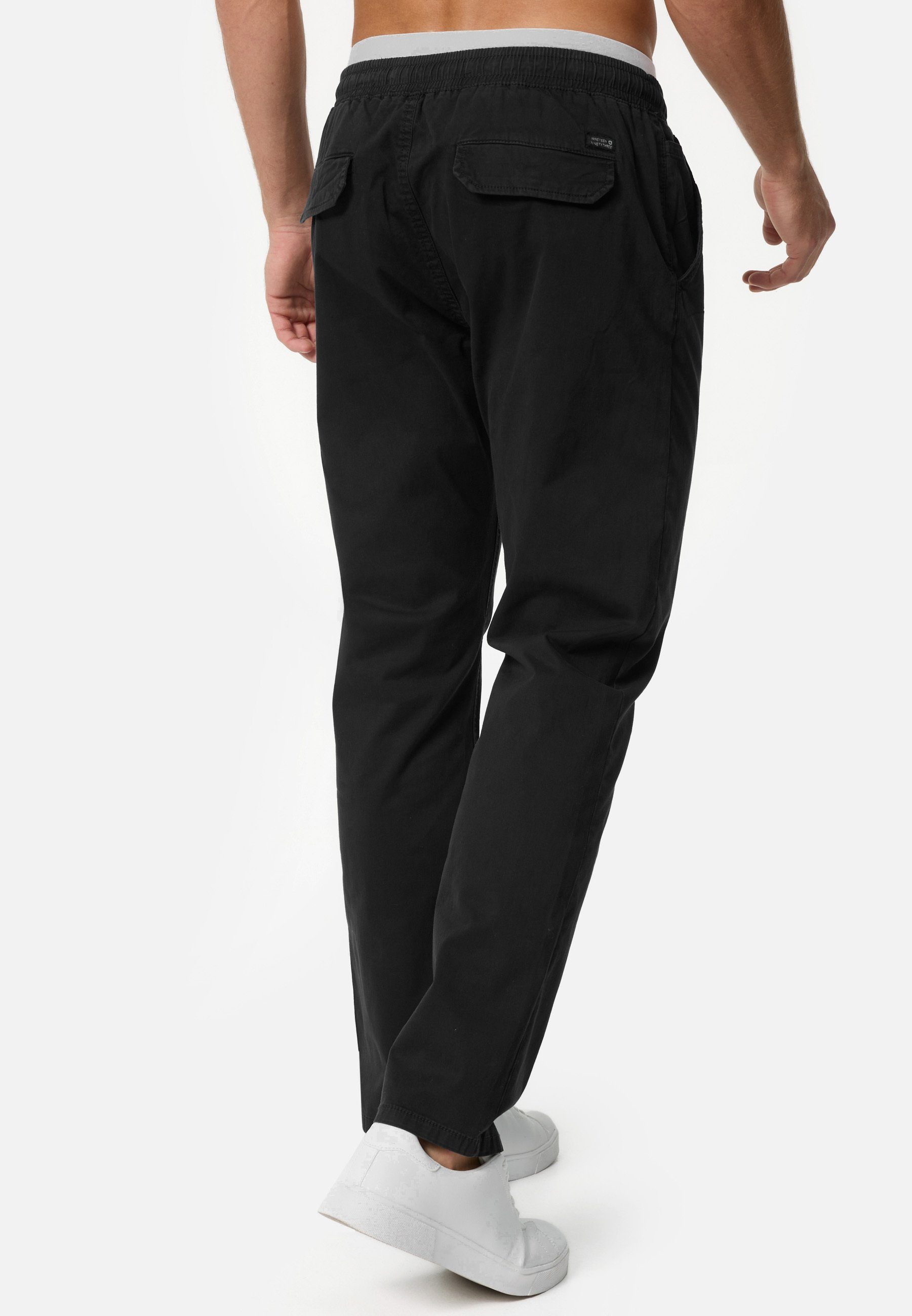 INDICODE Chinohose Herren Osborne Chino Hose Herrenhose mit elastischem Bund und Kordelzug – Bild 5 von 5
