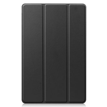 König Design Tablet-Hülle Samsung Galaxy Tab A7, Tablethülle für Samsung Galaxy Tab A7 Schutztasche Wallet Cover 360 Case Etuis Schwarz