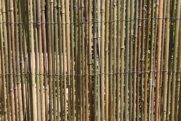 Sichtschutzbefestigung BAMBUSMATTE 2m x 1,5m Sichtschutzmatte Zaun, HaGa, (Breite eines einzelnen Bambusstabes:ca. 1,5 cm, aus hochwertigen), Bambus-Sichtschutzmatte, Bambus, Windschutz, Sonnenschutz