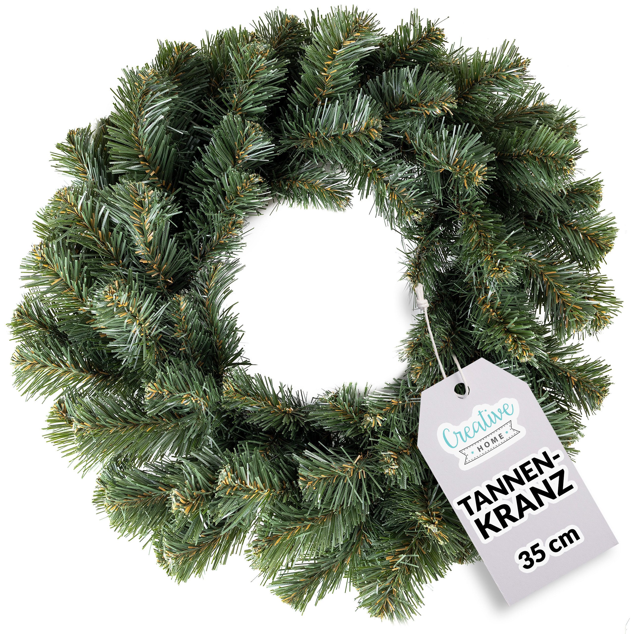 Kunstkranz Weihnachtskranz Türkranz Weihnachten Künstlich Durchmesser 35 cm günstig online kaufen