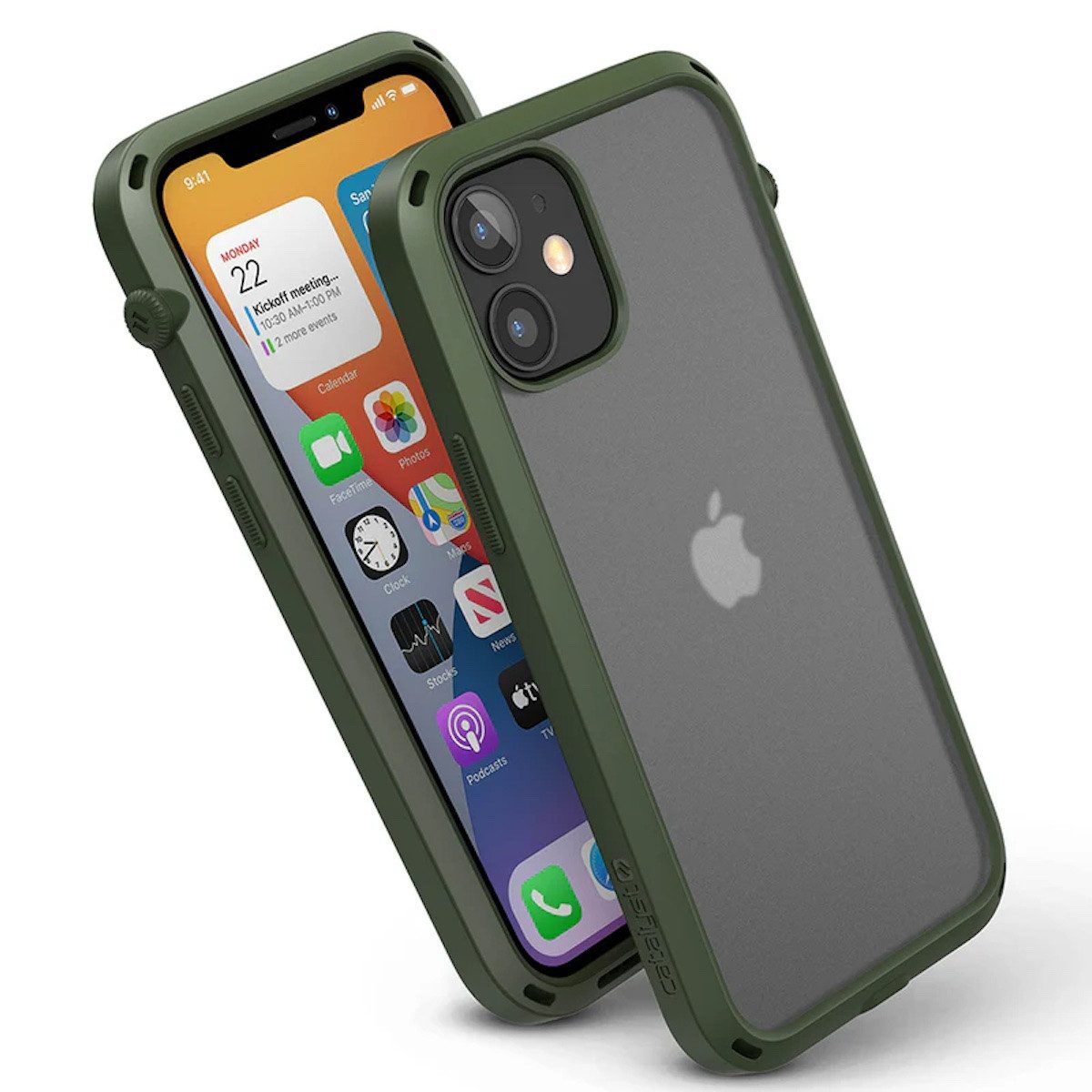 Catalyst Smartphone-Hülle Influence Case, für iPhone 12 Mini, Army Green