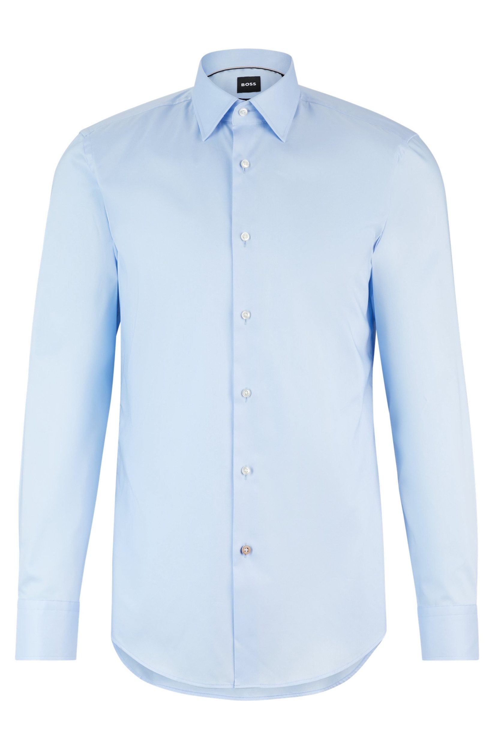 BOSS Businesshemd SLIM-FIT Hemd aus Baumwoll-Popeline