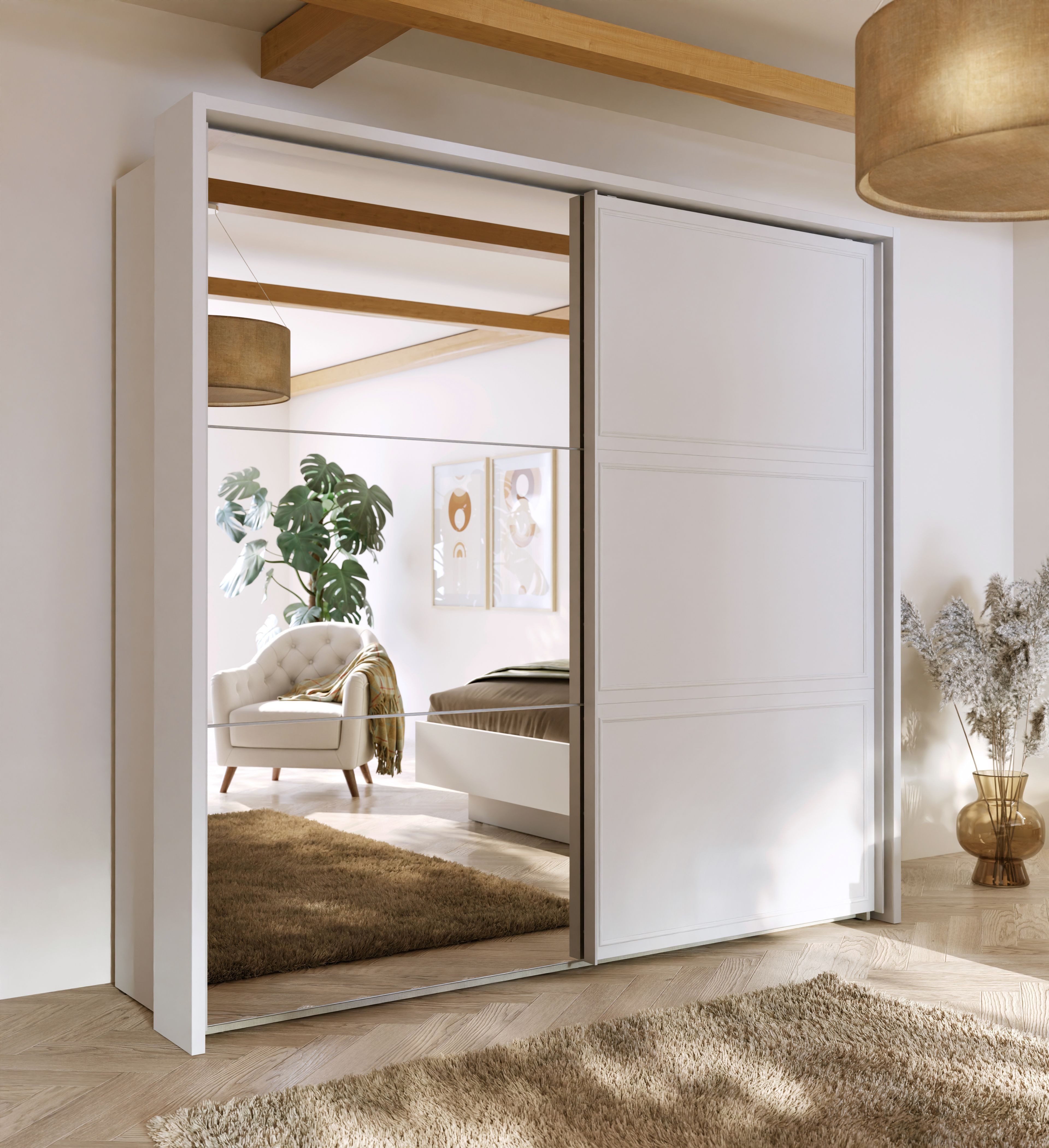 FORTE Schwebetürenschrank