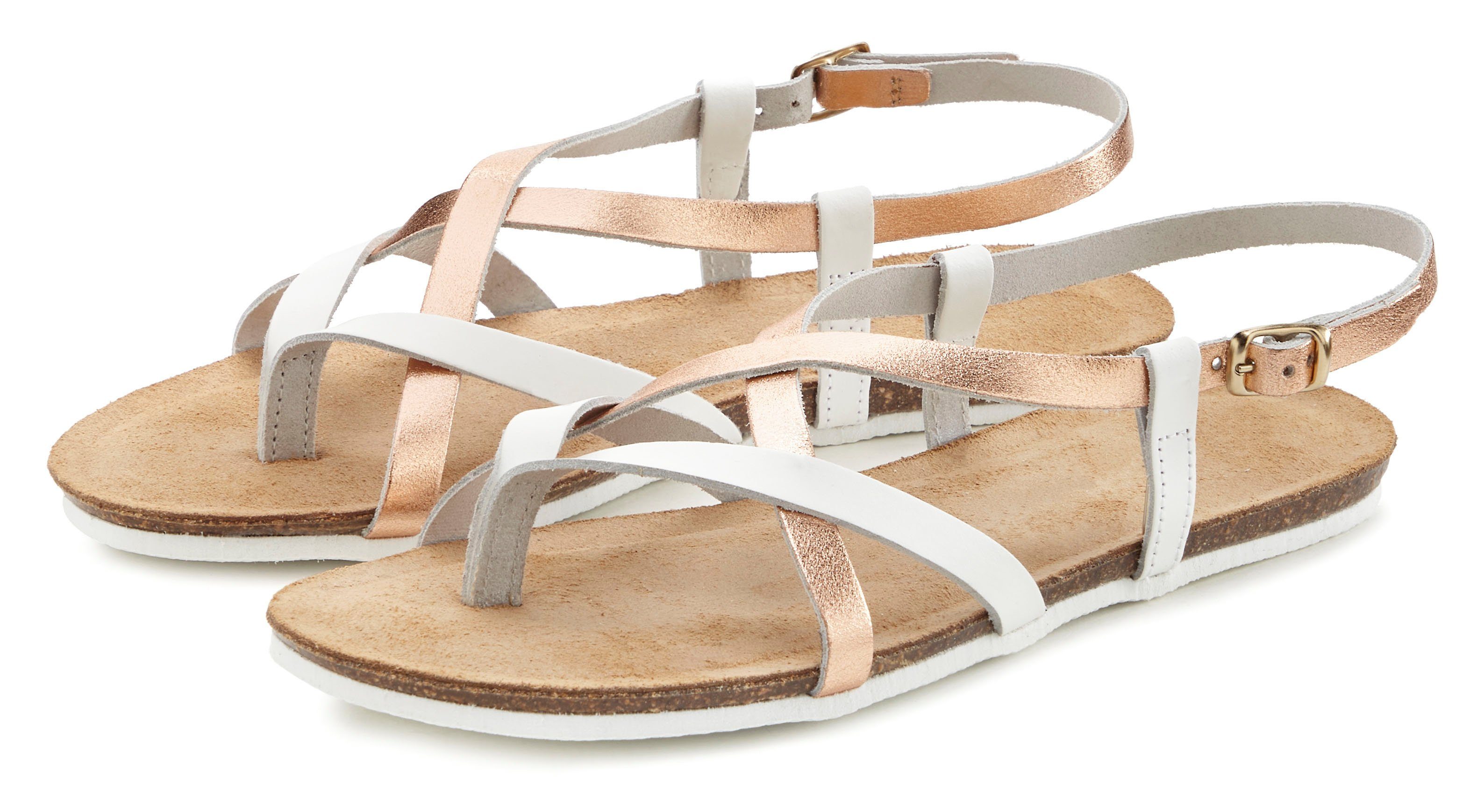 Vivance Zehentrenner Sandale, Sandalette, Sommerschuh aus günstig online kaufen