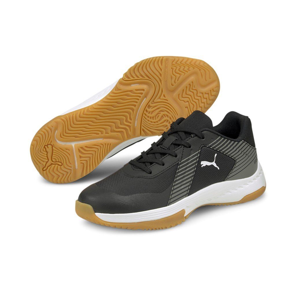 PUMA Hallen-Indoorschuhe Varion schwarz Kinder Badmintonschuh