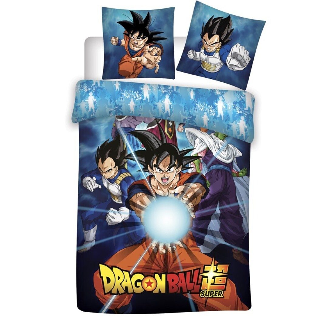 Dragon Ball Bettwäsche Anime Dragon Ball Goku Bettwäsche Set, 2 teilig, Bettdeckenbezug 135–140 x 200 cm Kissenbezug 60 x 70 cm
