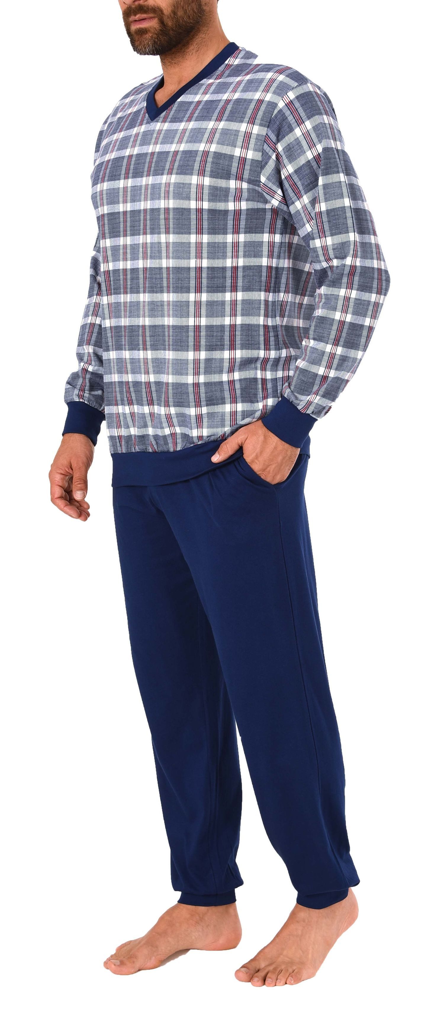 Normann Pyjama Herren Pyjama lang mit günstig online kaufen