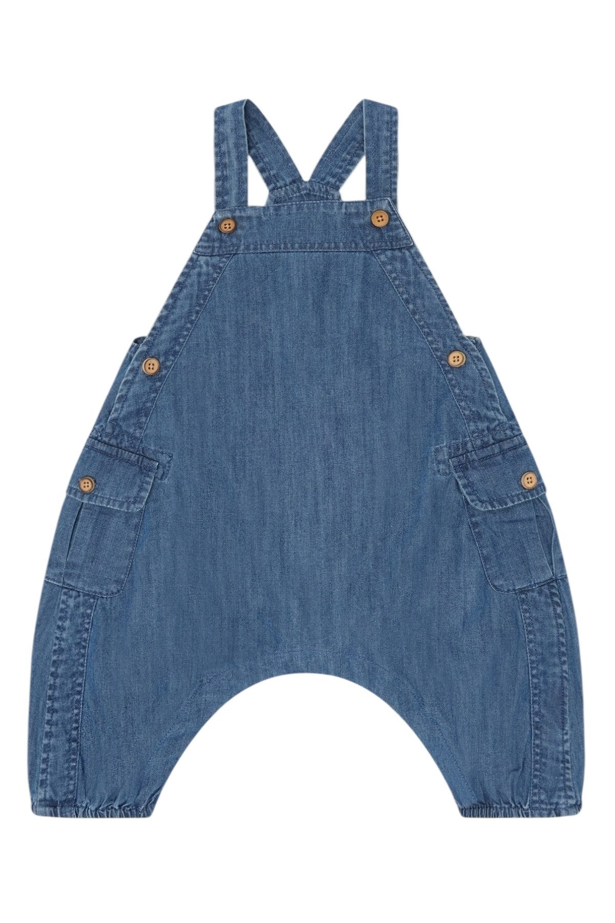 Hust & Claire Latzhose HCMaks Chambray (1-tlg) Latzhose „Maks Chambray“ aus Denim – Jungen & Unisex