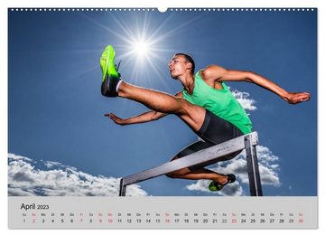 CALVENDO Wandkalender Momente des Sport (Premium, hochwertiger DIN A2 Wandkalender 2023, Kunstdruck in Hochglanz)