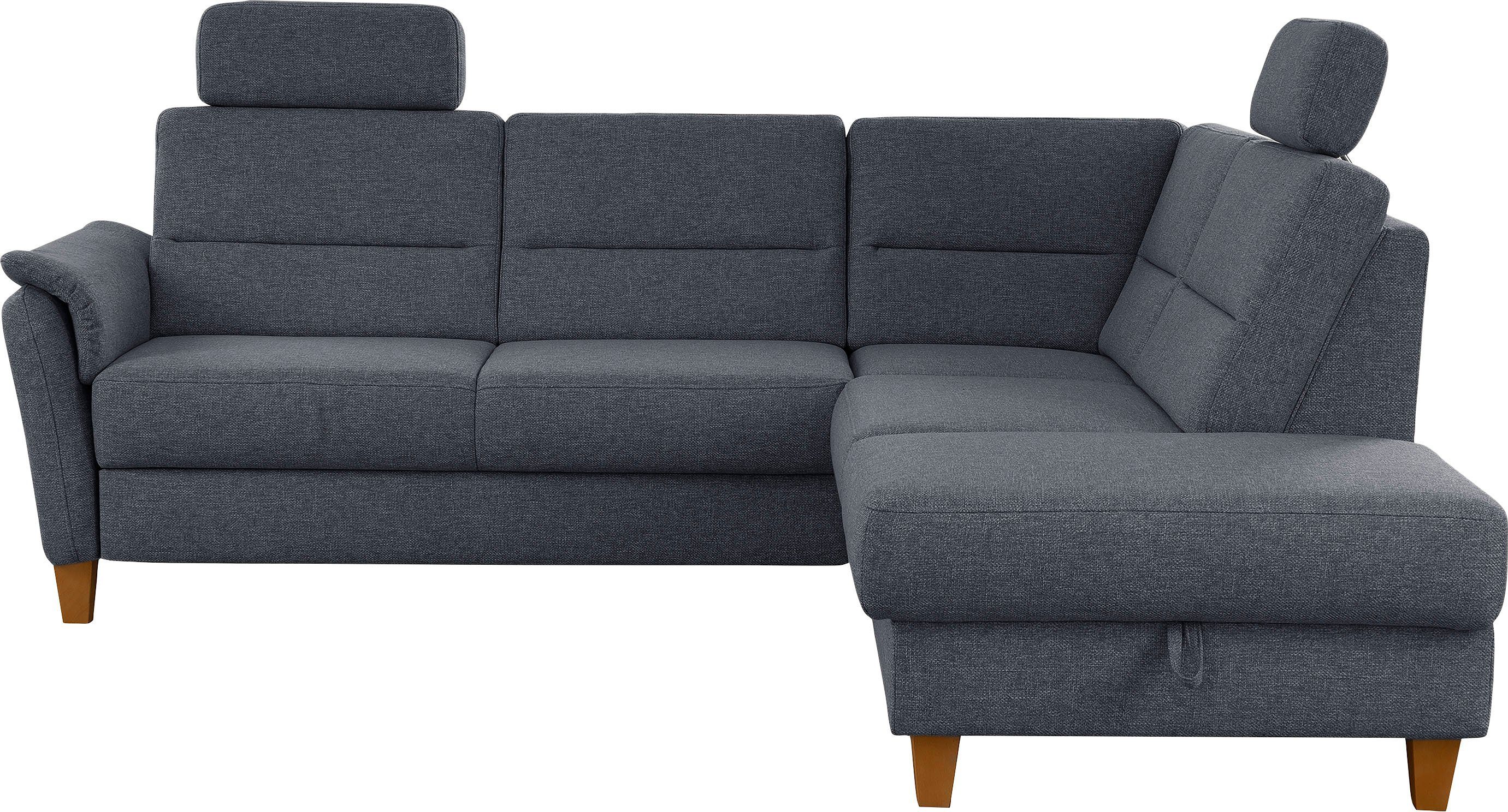 Home affaire Ecksofa Palmera L-Form, Federkern, günstig online kaufen