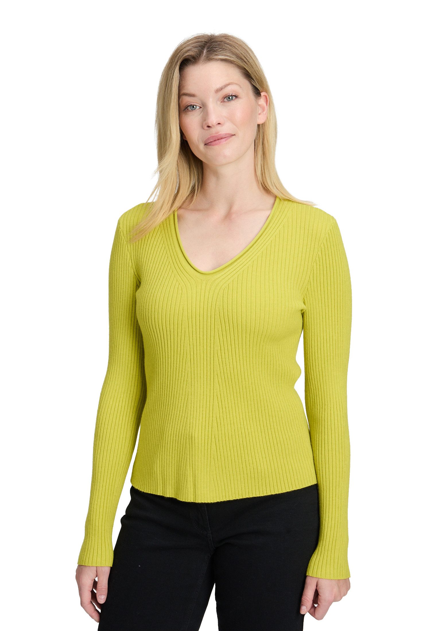 Betty Barclay Strickpullover Damen mit Rippenstruktur (1-tlg)