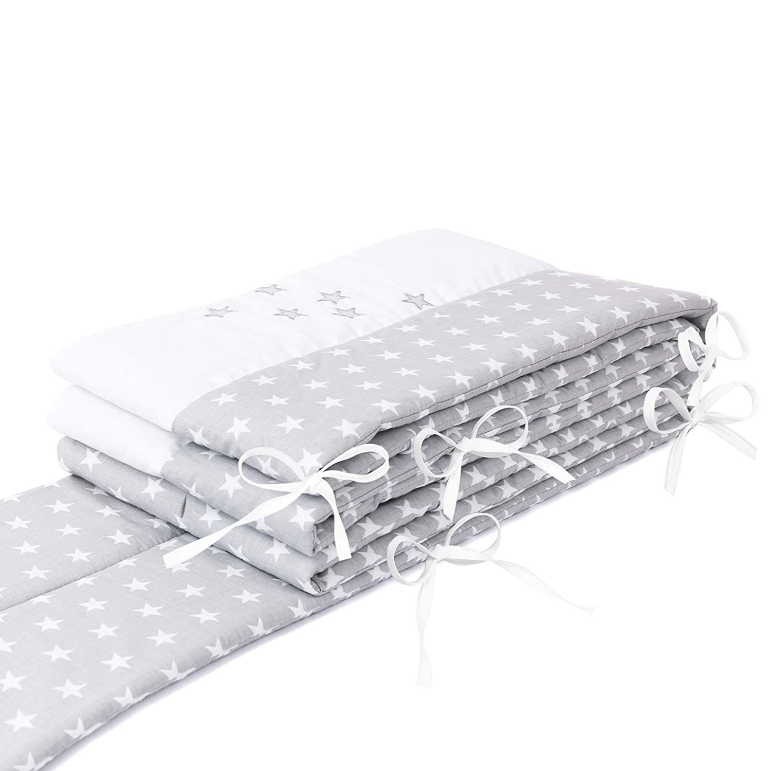 Amilian Bettnestchen Bettumrandung (Made in EU) 420x30 cm - für Babybett 14 günstig online kaufen