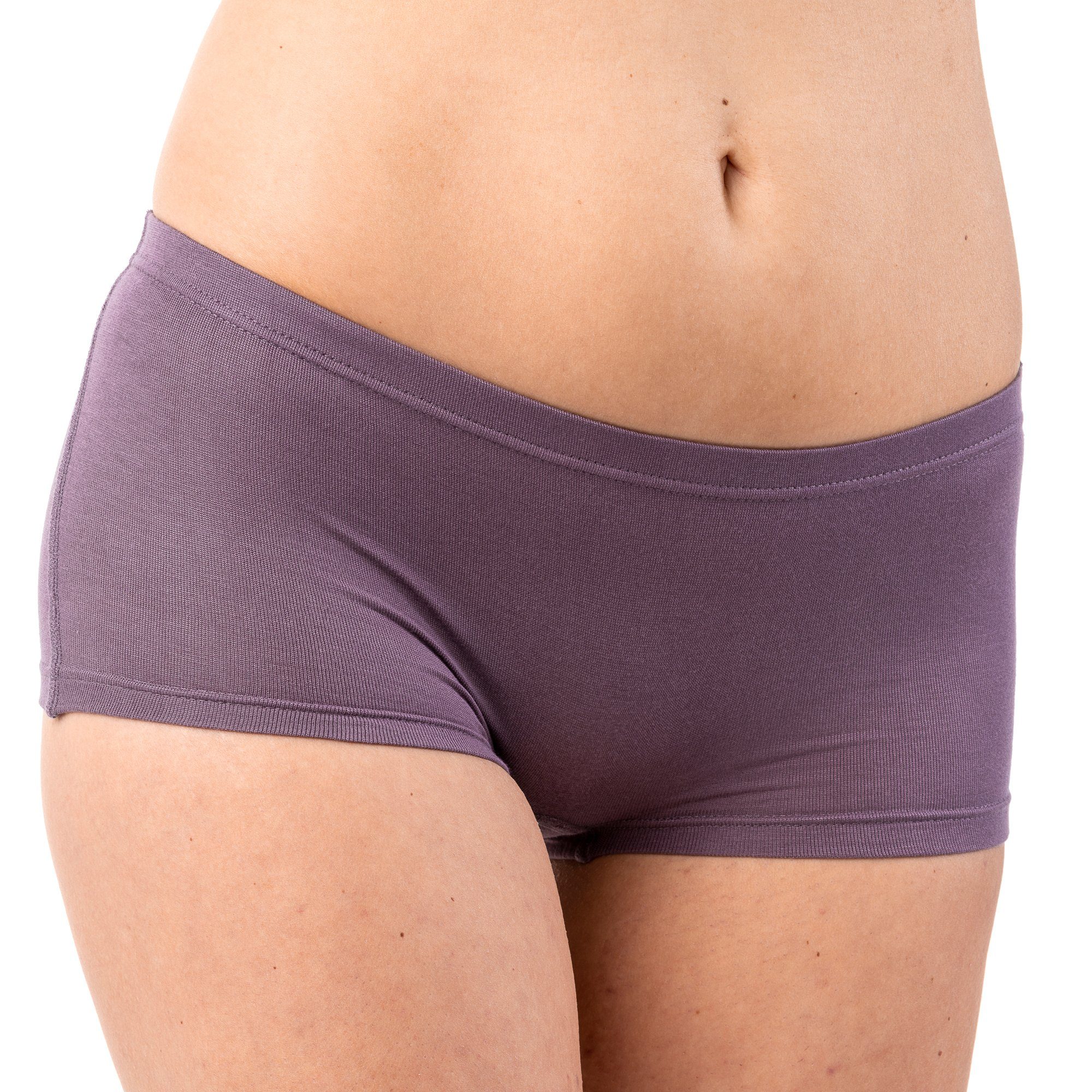 HERMKO Panty 5700 Baumwolle/Elastan bequemer Umschlagbund, höher geschnitten