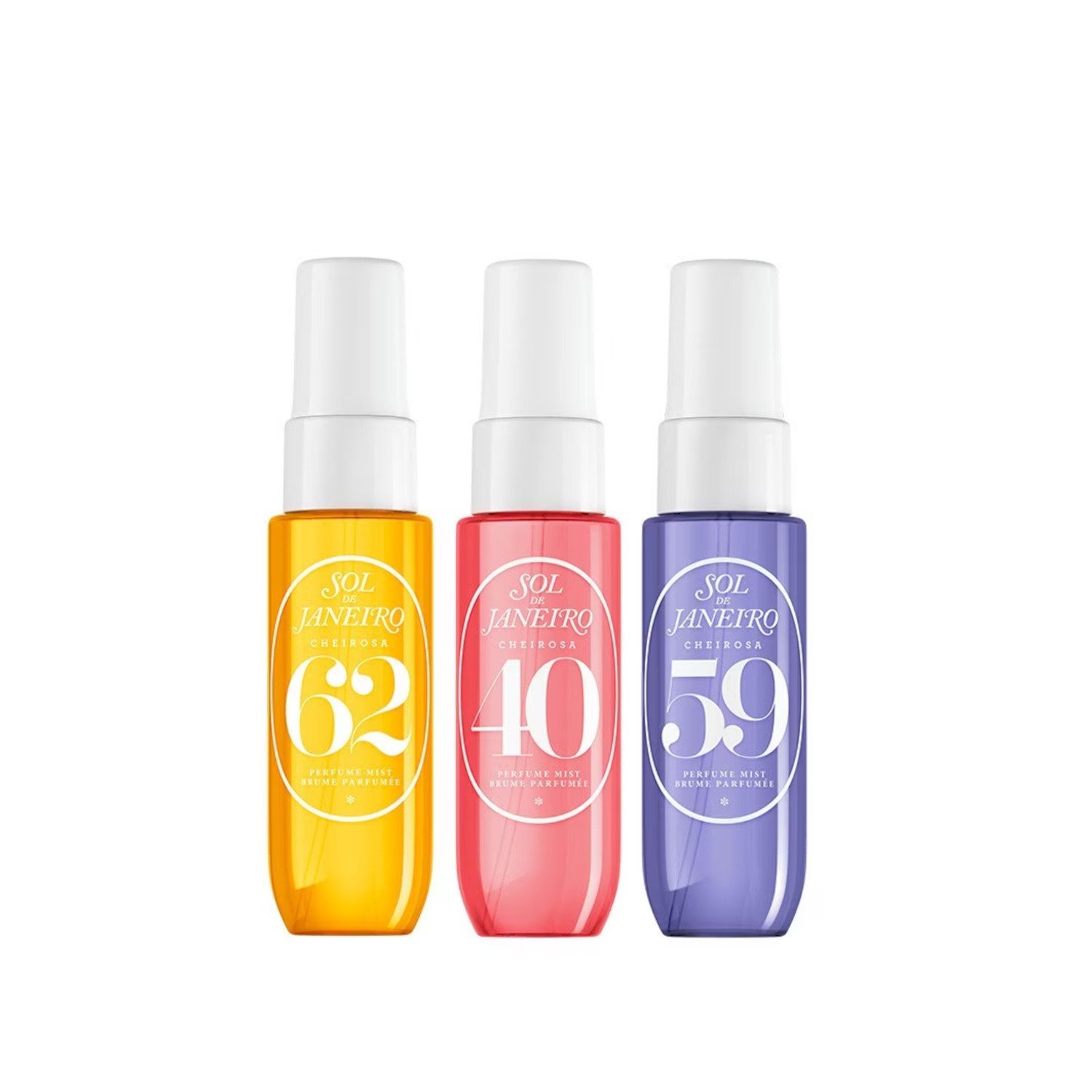 Sol de Janeiro Gesichts- und Körperspray Sol de Janeiro Cheirosa Perfume Mist Discovery Set Trio, 3-tlg., 3-teiliges Duftset mit Cheirosa Perfume Mists