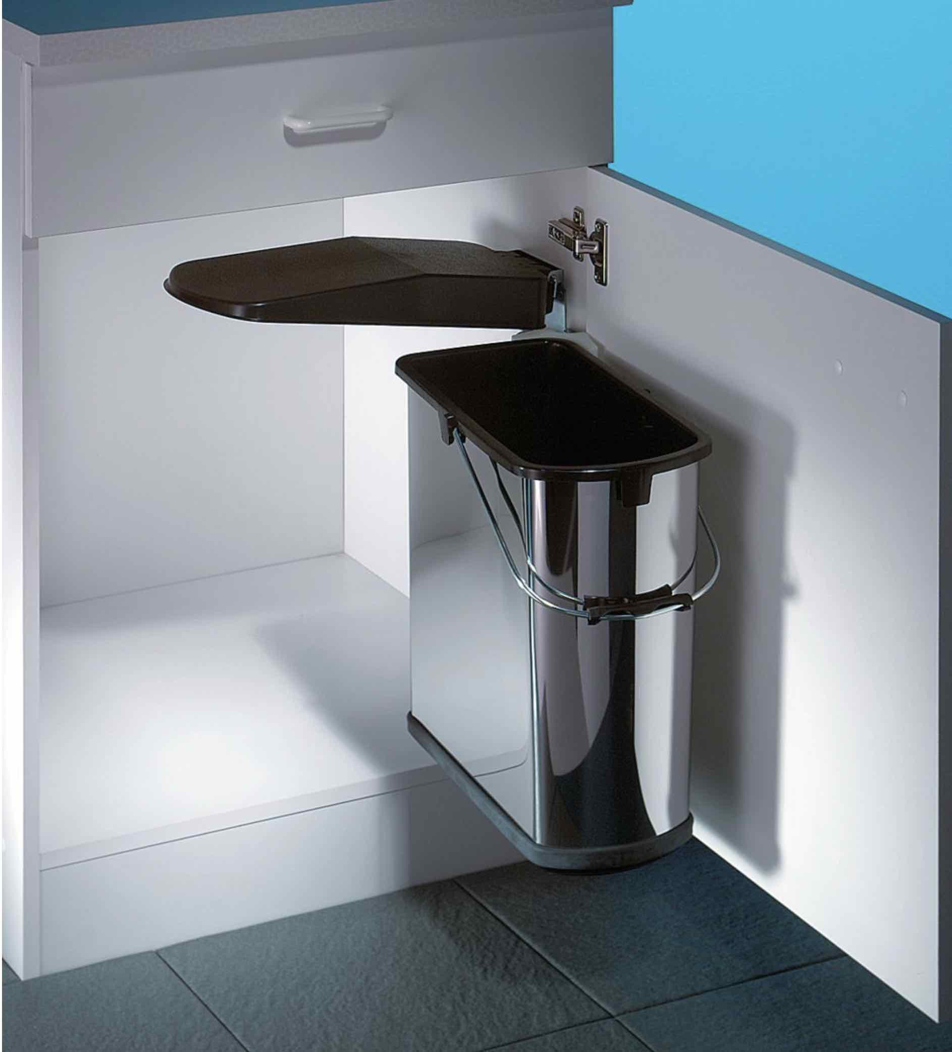 WESCO Einbaumülleimer WESCO® Klassikline Single-Junior, Edelstahl