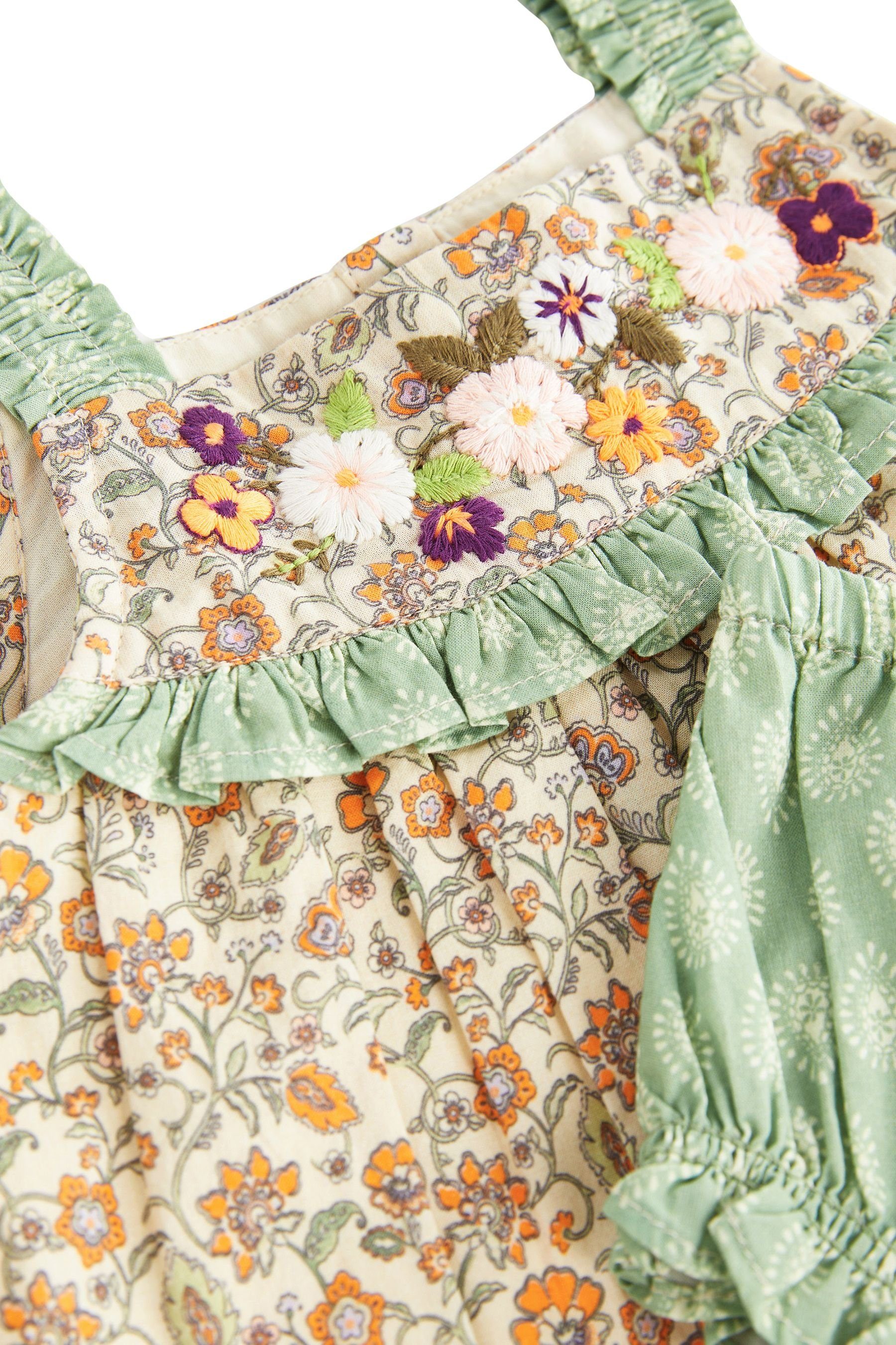 Next Sommerkleid Baby-Kleid aus Gewebe Höschen und im (2-tlg) 2er-Set
