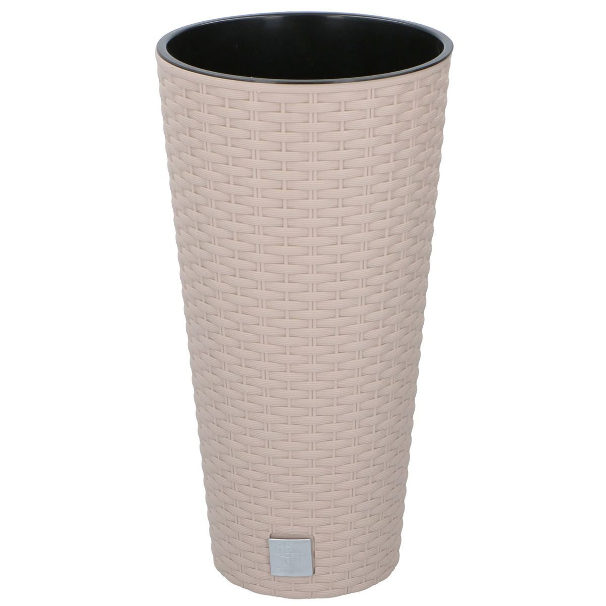 A.I.&E. Übertopf Pflanztopf Blumentopf 20x39cm Rattan Optik in Mocca, Rattanoptik