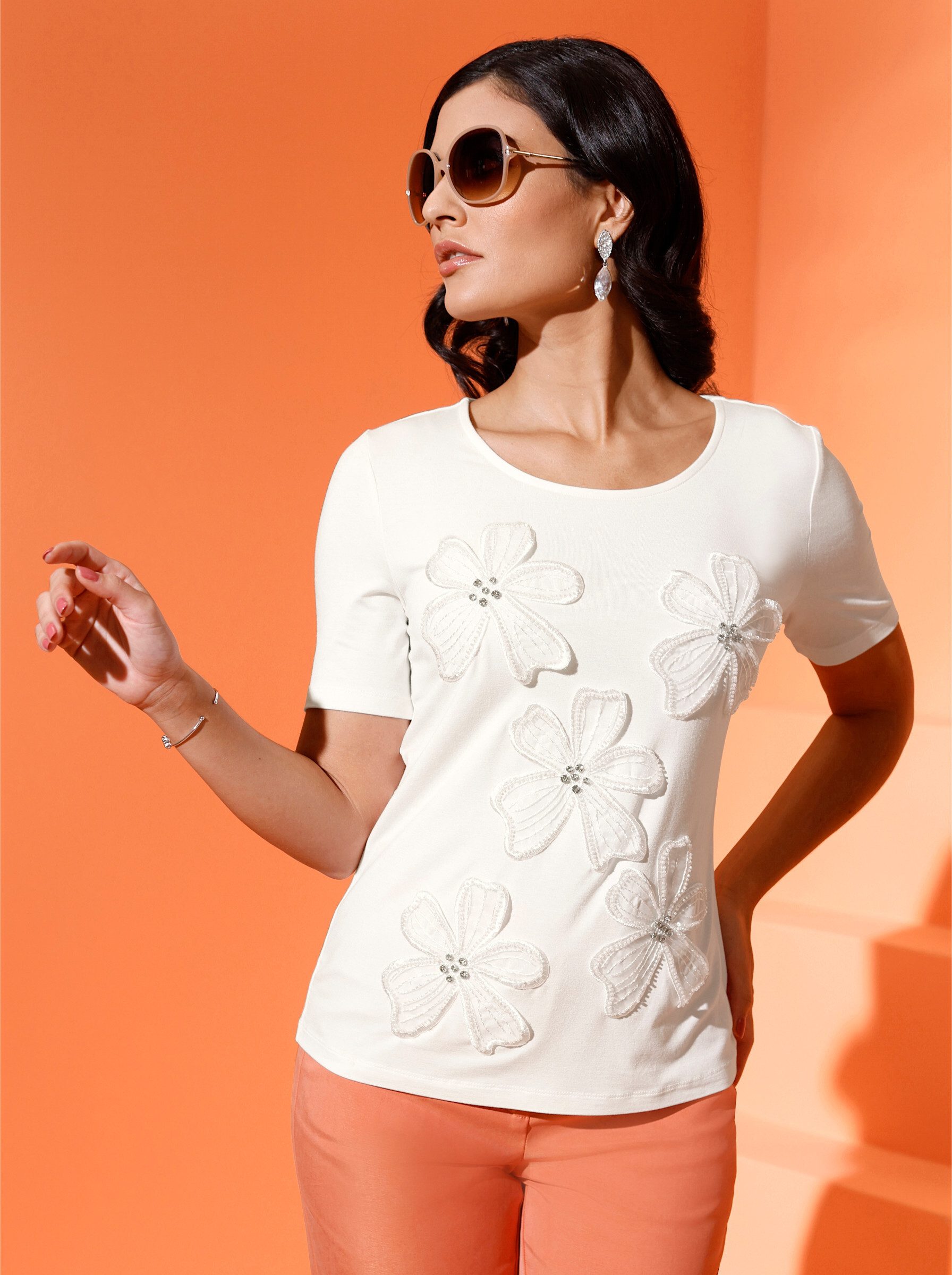 creation L Shirttop Shirt Kurzarm