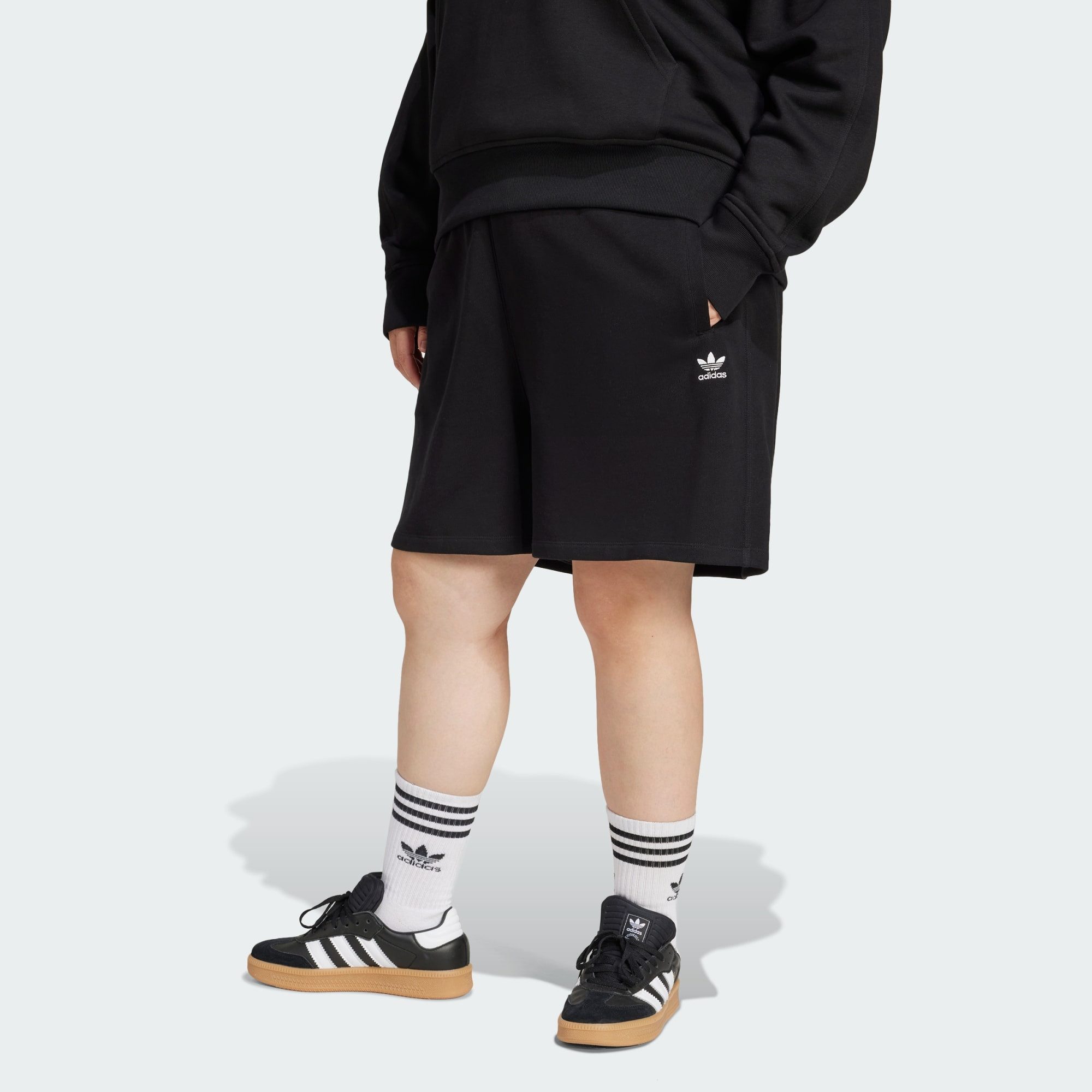 adidas Originals Shorts ESSENTIALS FRENCH TERRY SHORTS (PLUS SIZE)