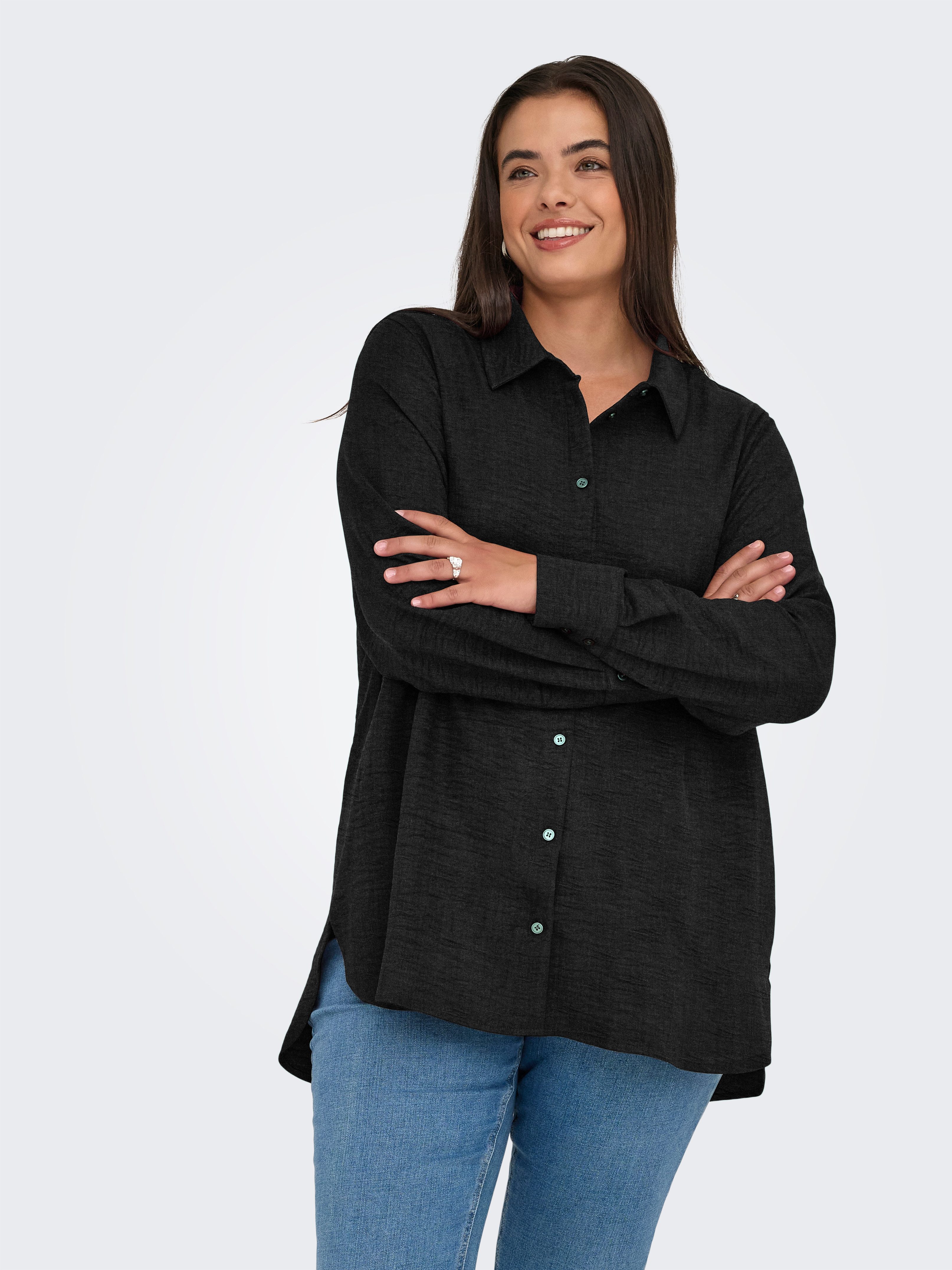 ONLY CARMAKOMA Hemdbluse CARBAY LS SHIRT WVN BF günstig online kaufen