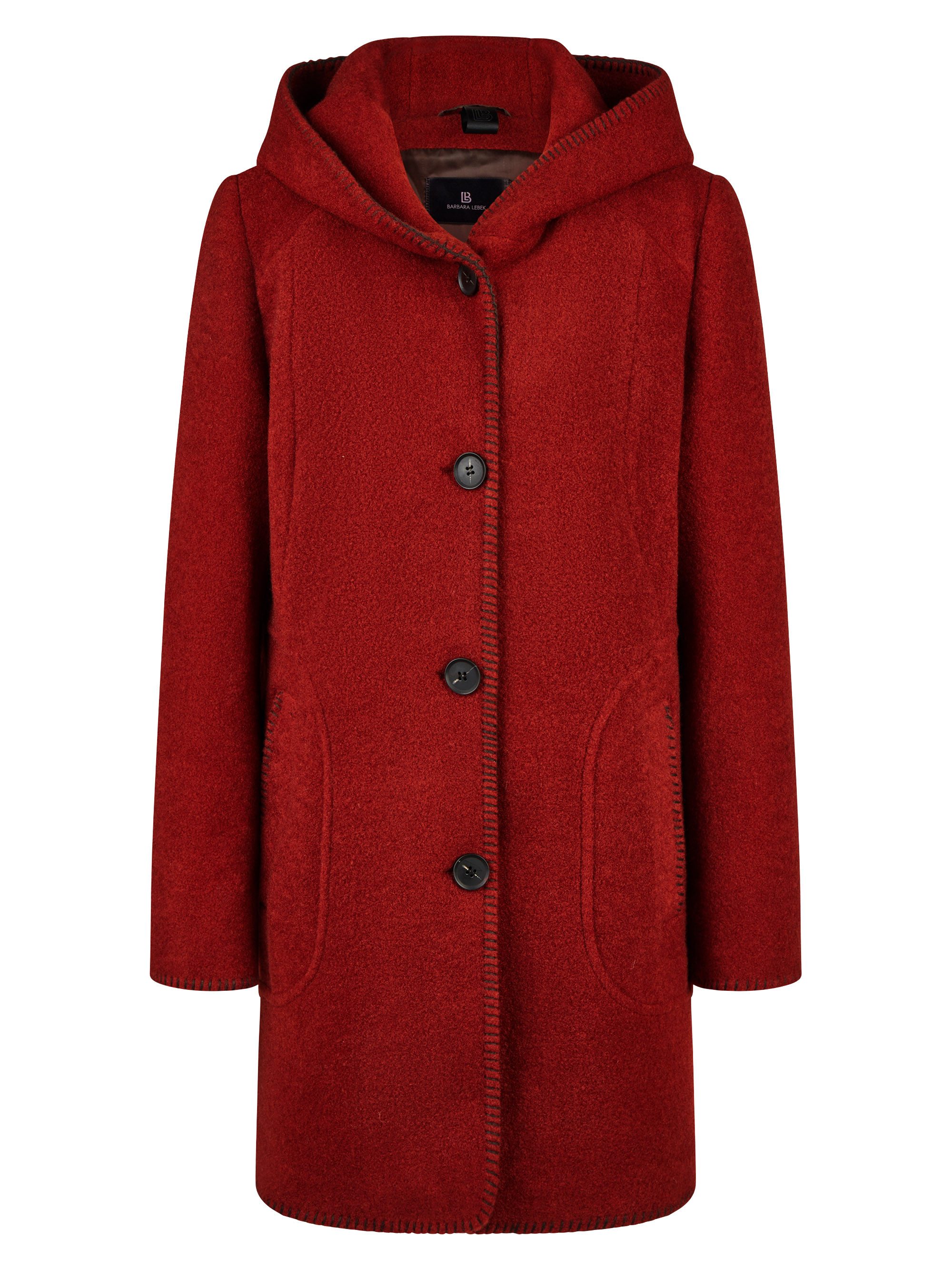 Barbara Lebek Wolljacke Wintermantel oder Damenmantel mit Innentasche