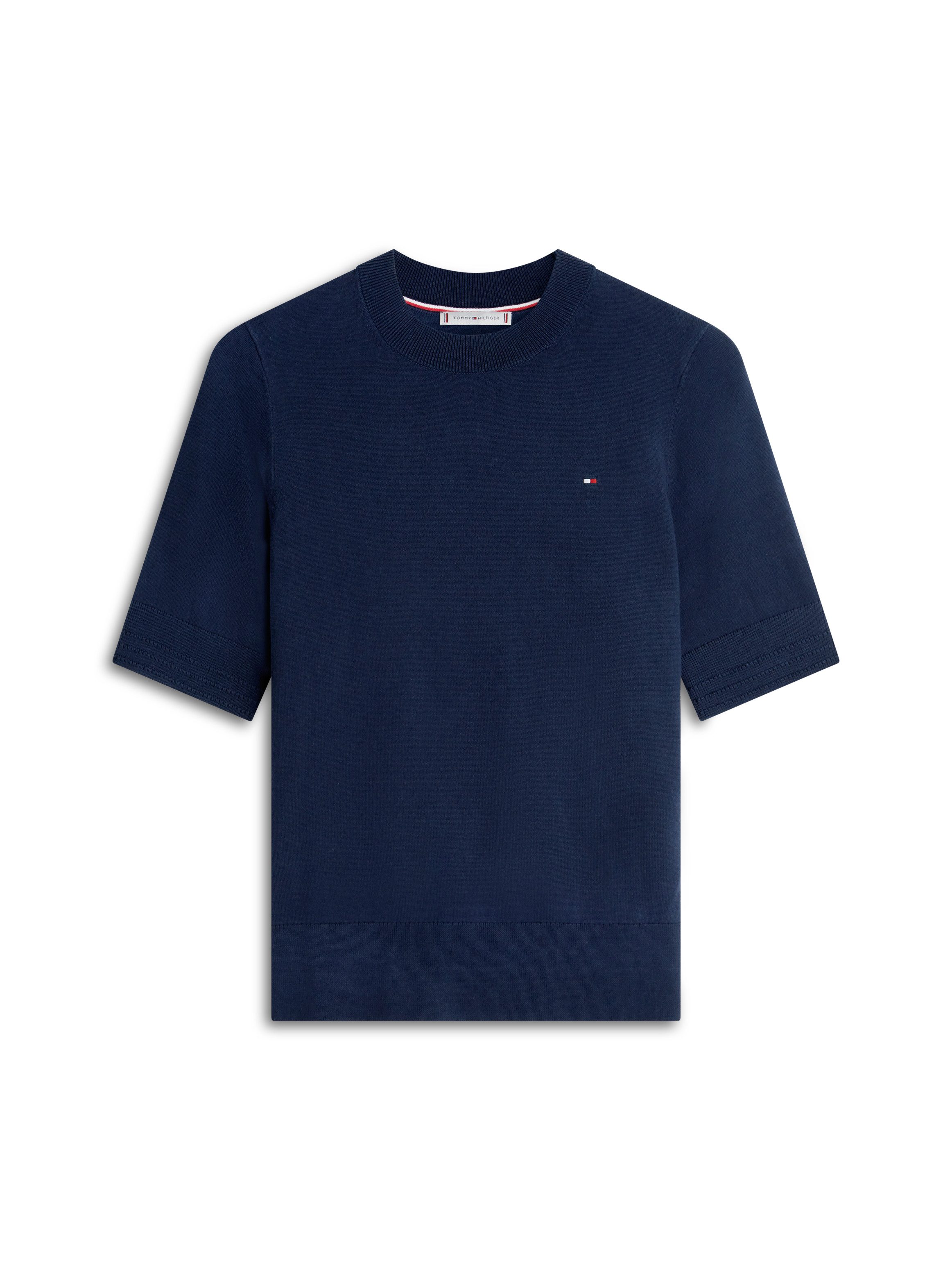Kurzarmpullover CO JERSEY FINE GG C-NK SS SWT