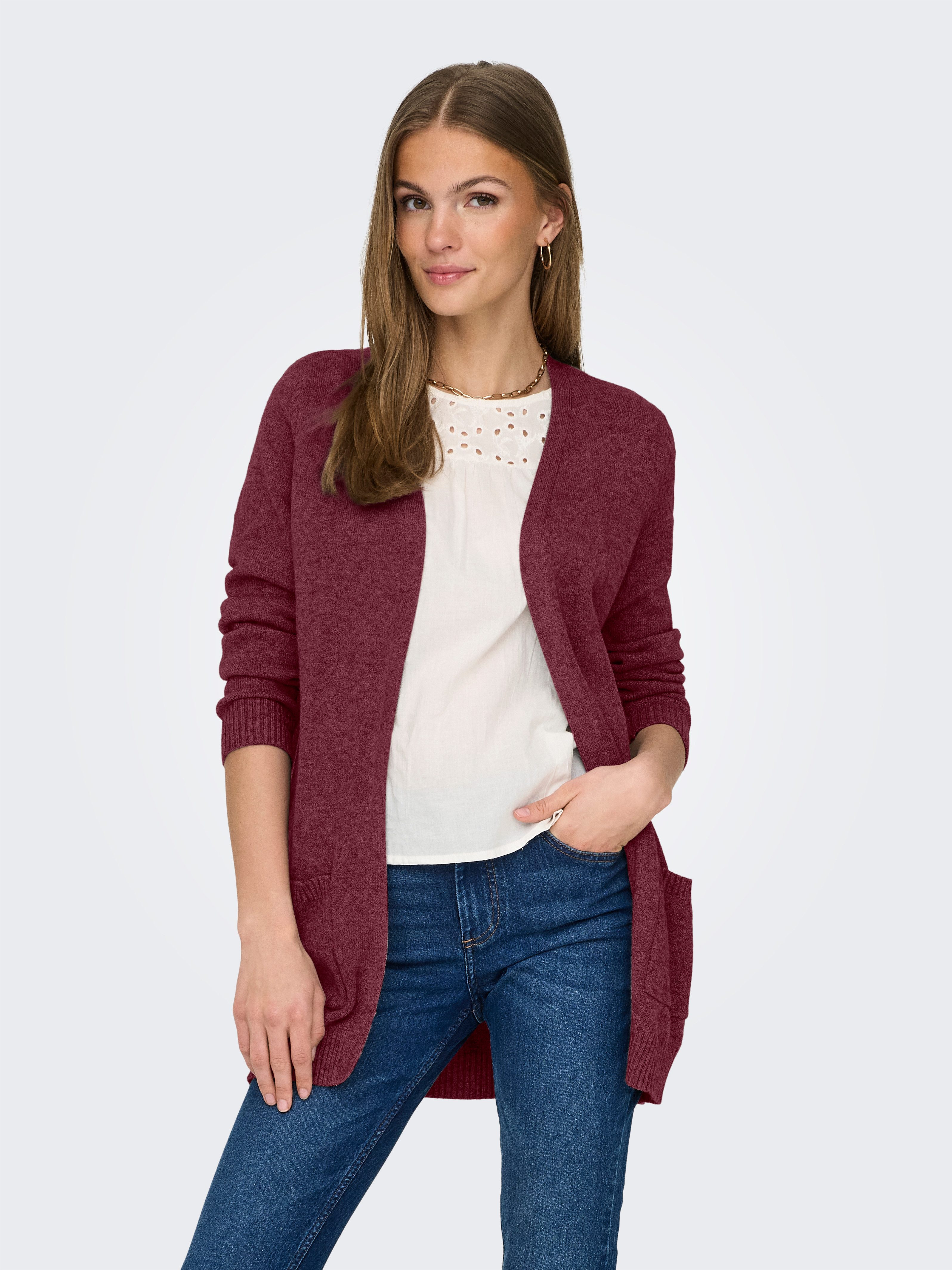 ONLY Strickjacke ONLLESLY L/S OPEN CARDIGAN günstig online kaufen