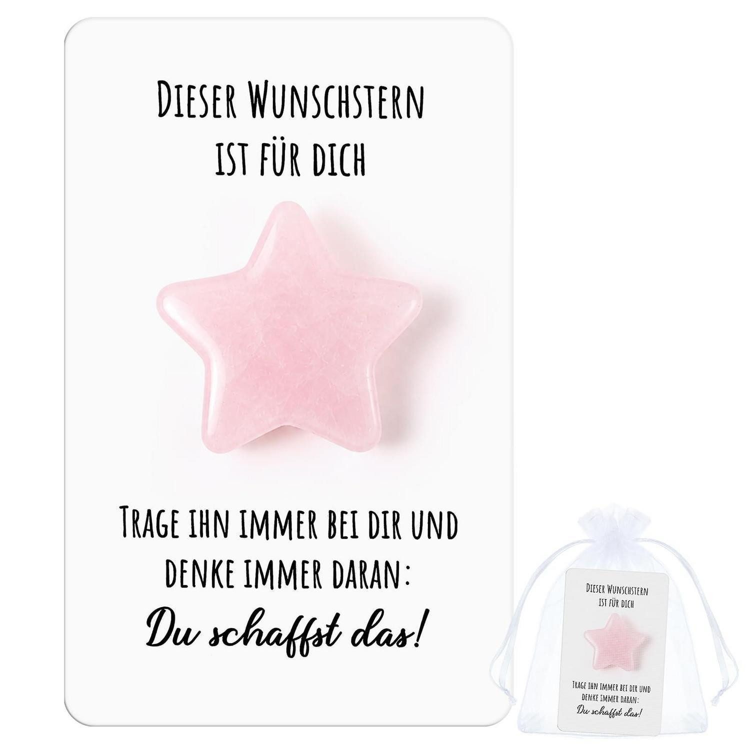LuxusKollektion Geschenkbox Geschenkset Wunschstern "Du Schaffst Das" Rosa